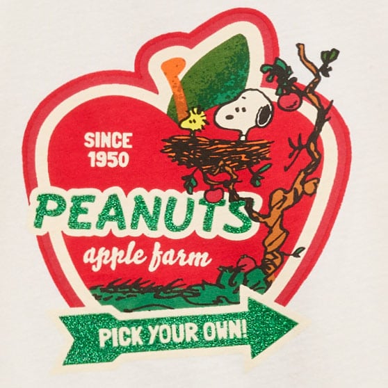 Peanuts&reg; X Crewcuts kids' apple farm graphic T-shirt APPLE SNOOPY MULTI