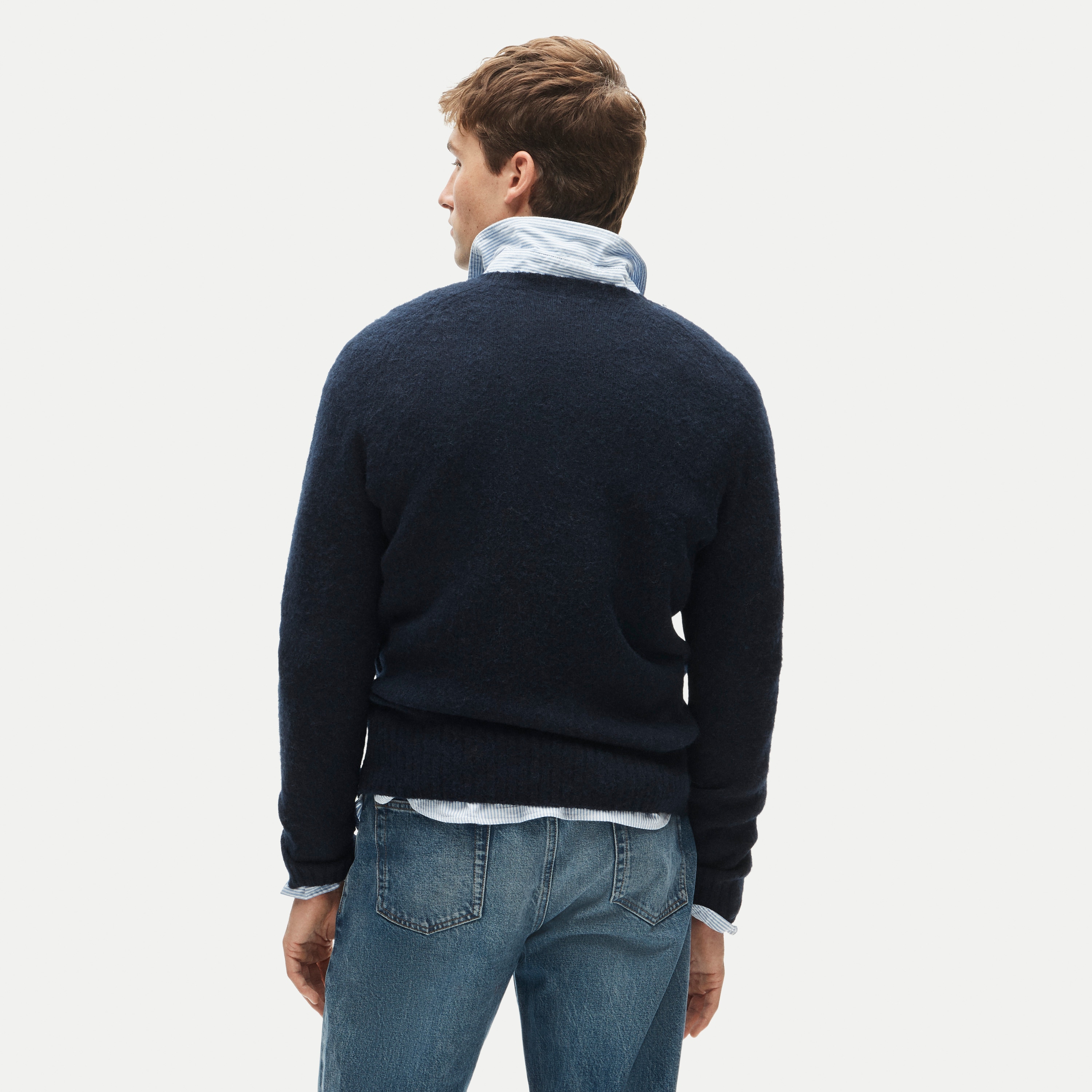 '47 x J.Crew brushed wool Virginia sweater