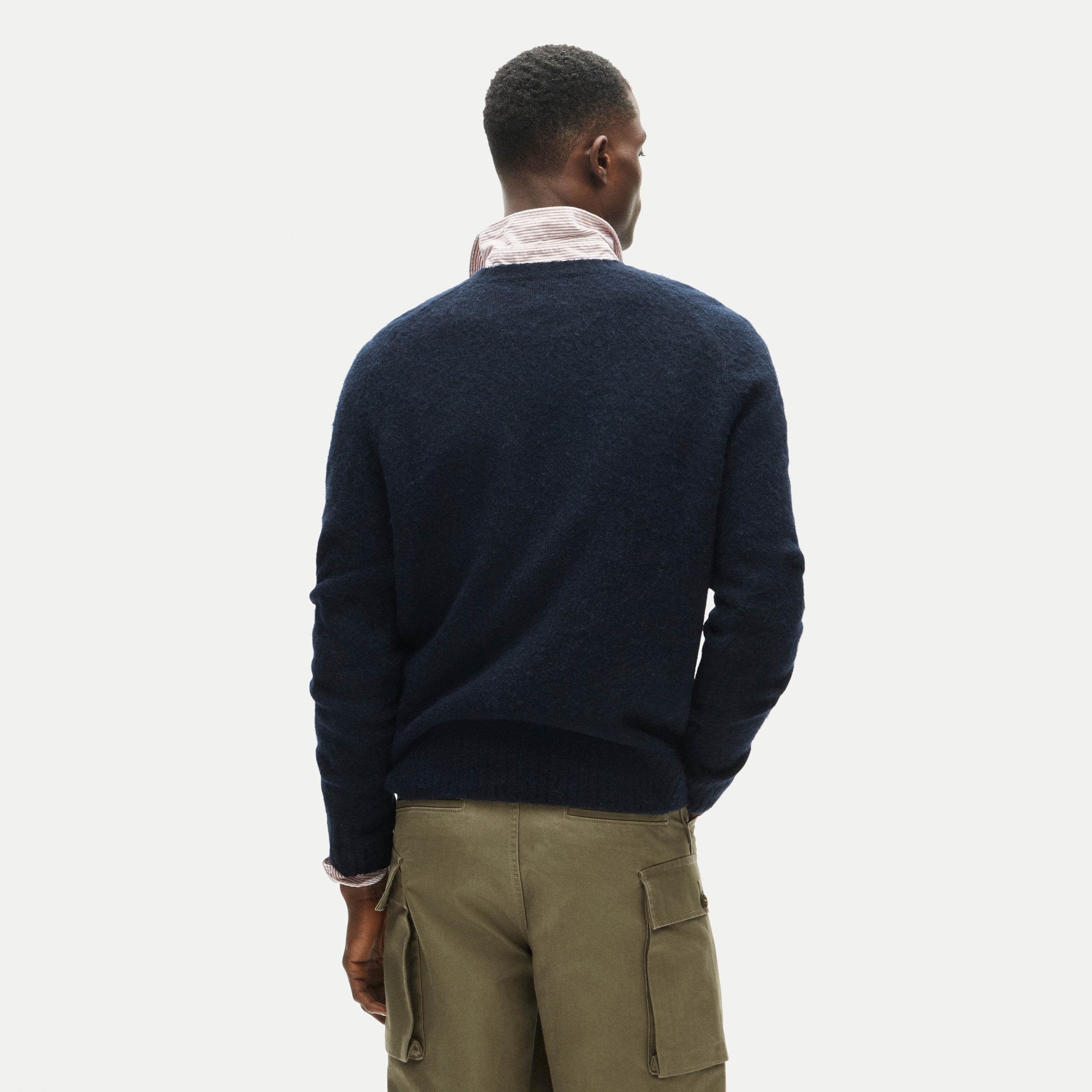 '47 x J.Crew brushed wool Howard sweater