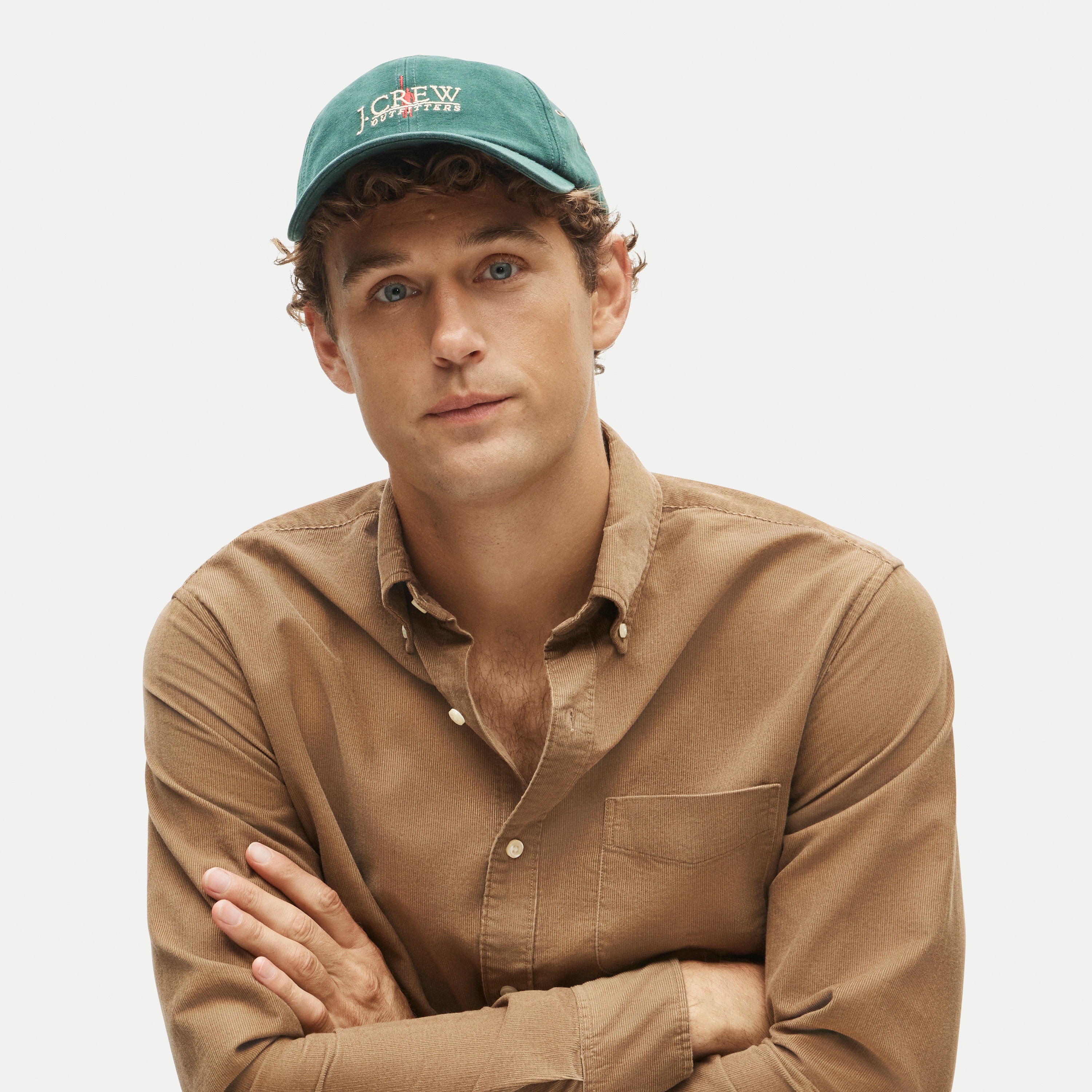 Cotton canvas J.Crew™ Outfitters logo baseball cap