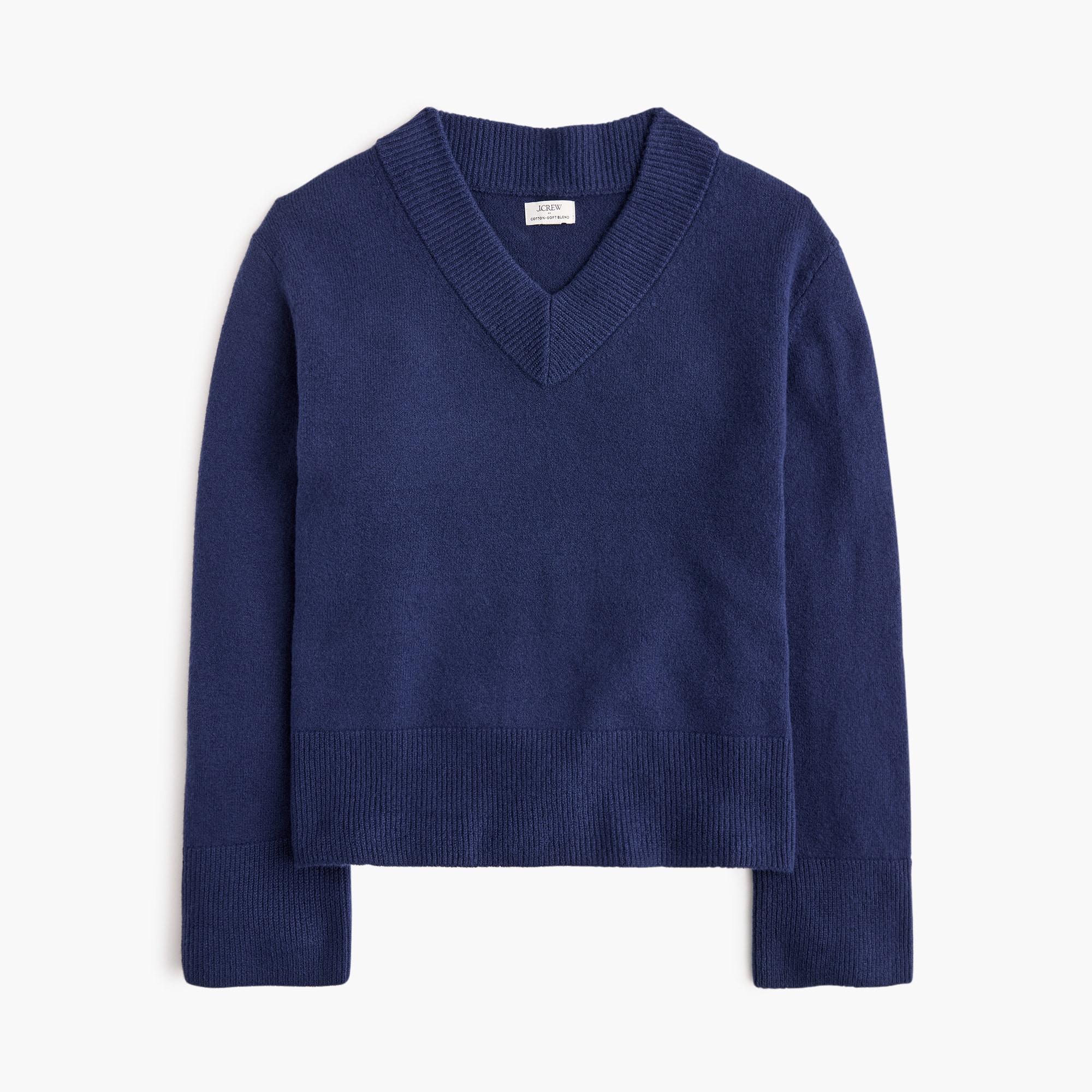 V-neck sweater cotton-soft blend