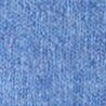 Short-sleeve sweater in cotton-soft blend HTHR BALTIC BLUE