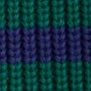 Striped button-shoulder sweater DK GREEN ANT NAVY STRIP