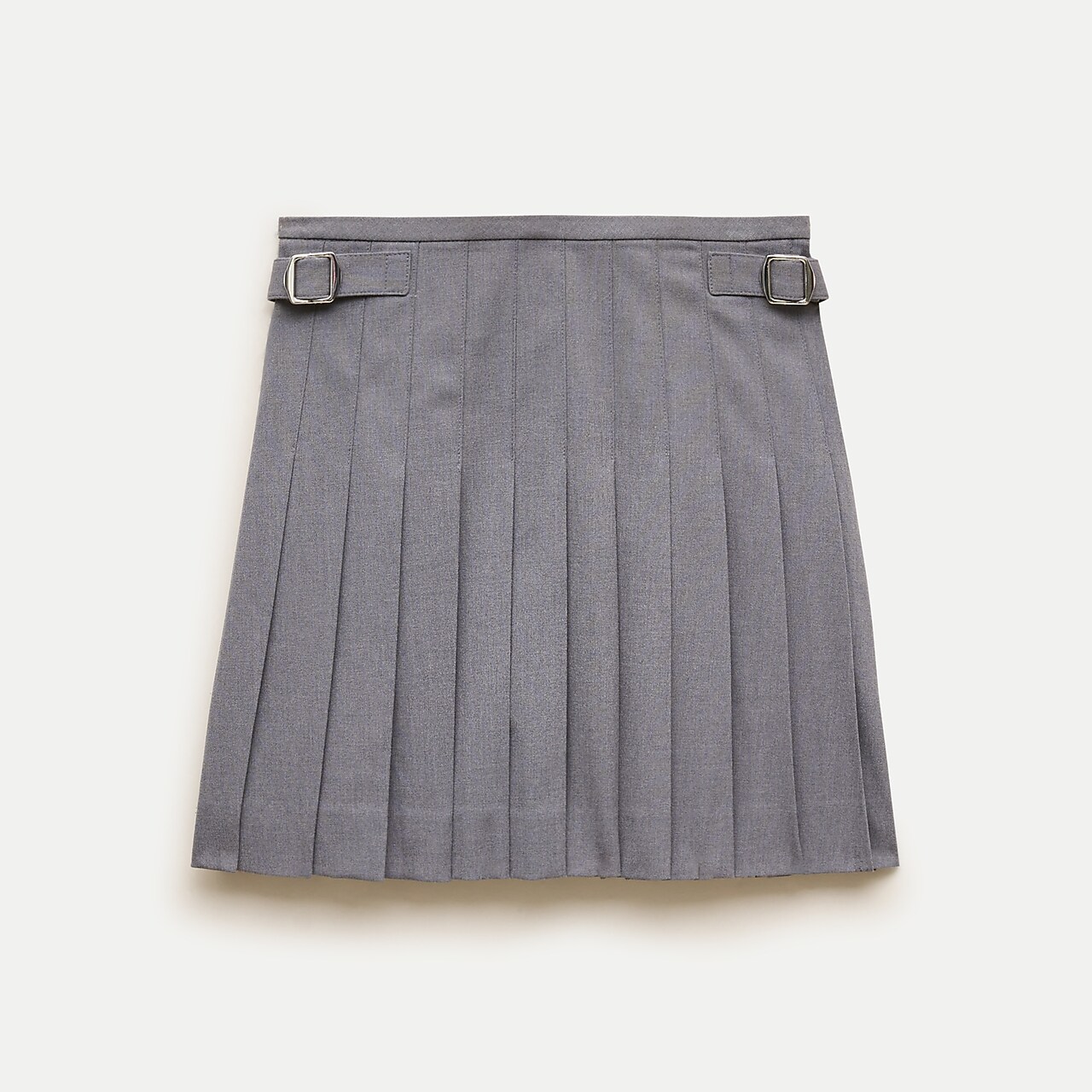 Pleated Mini Skirt In Double Poplin For Women | J.Crew