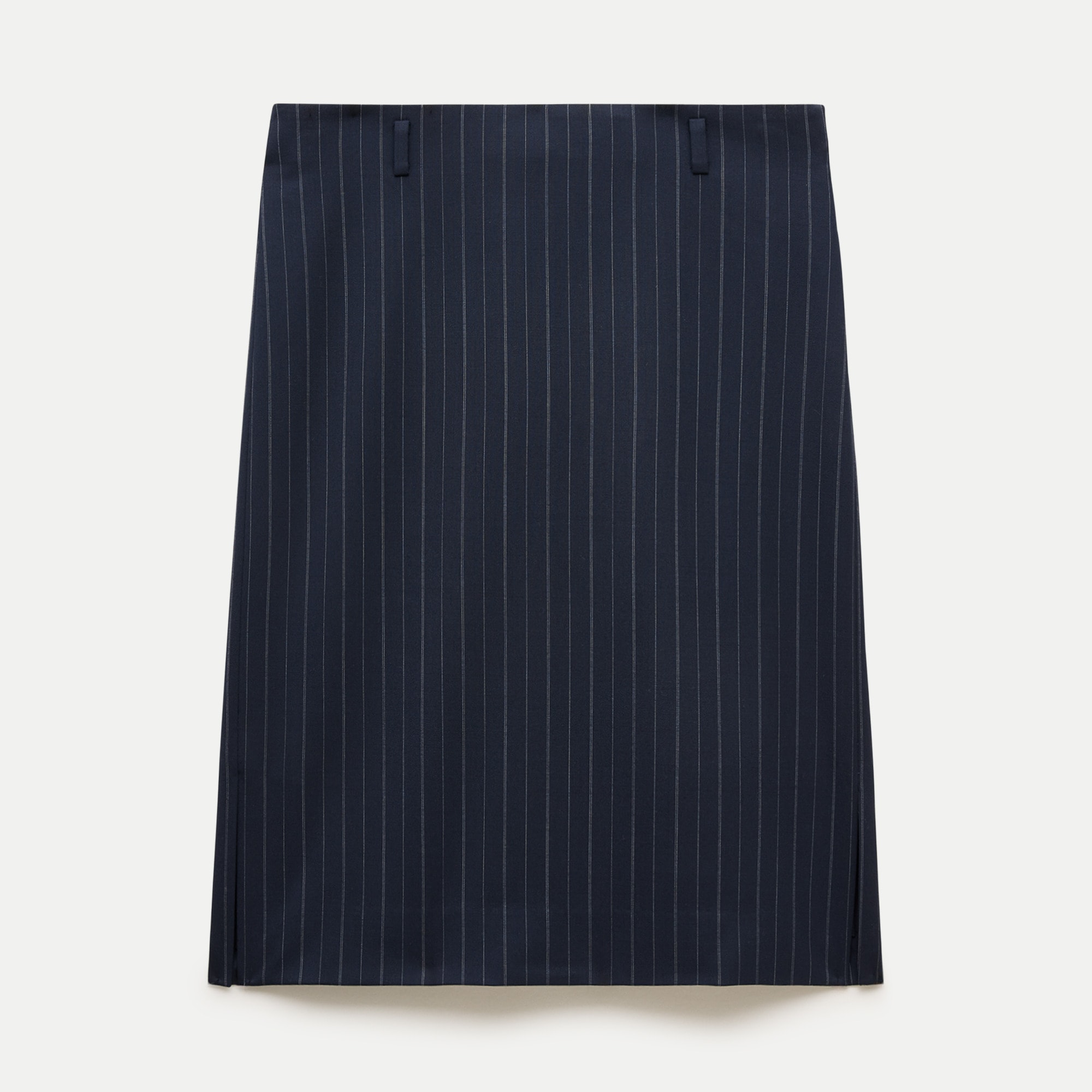 No. 2 Pencil® Skirt In Pinstriped Lightspun Wool Blend For Women