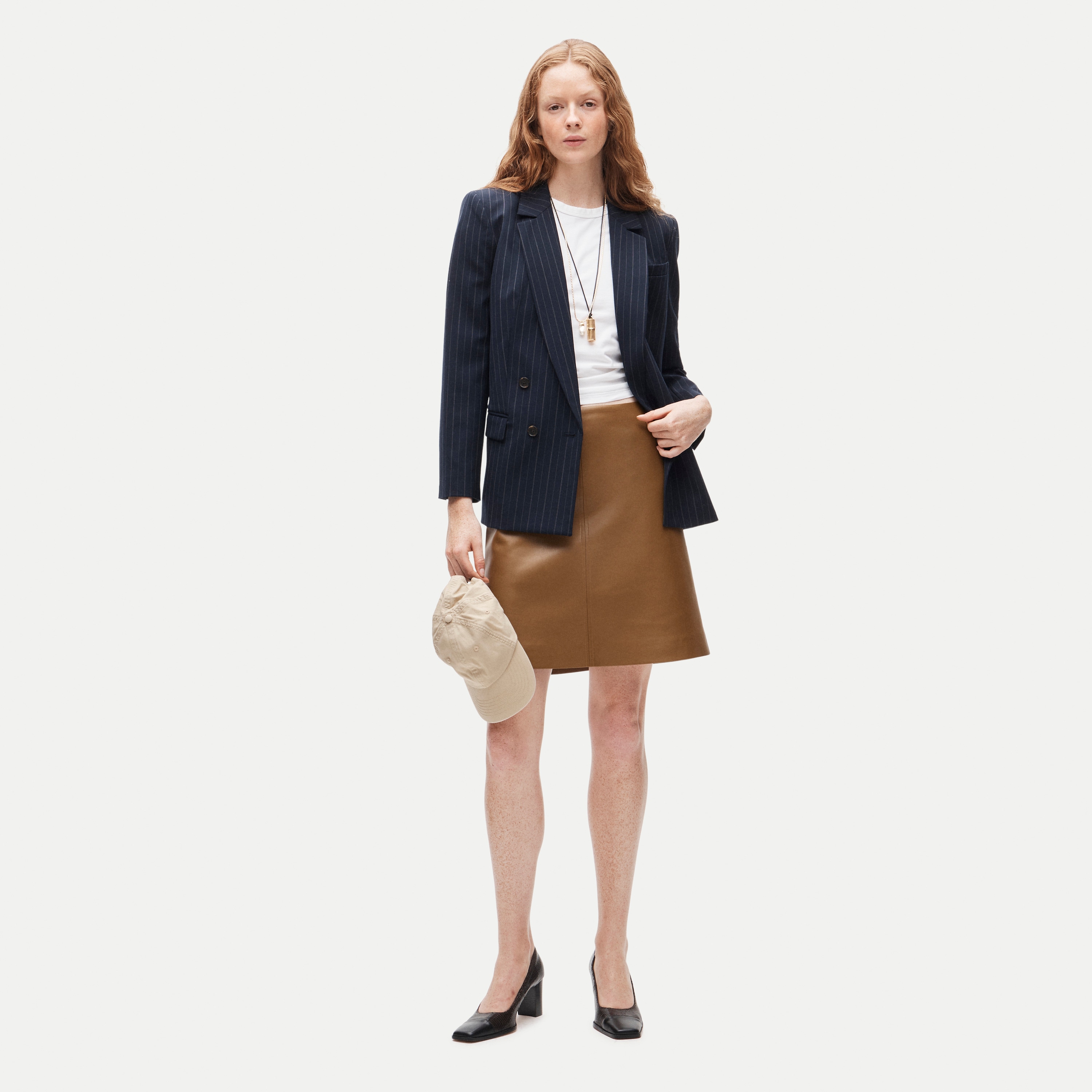 Fairfax skirt in faux leather - thumbnail 2