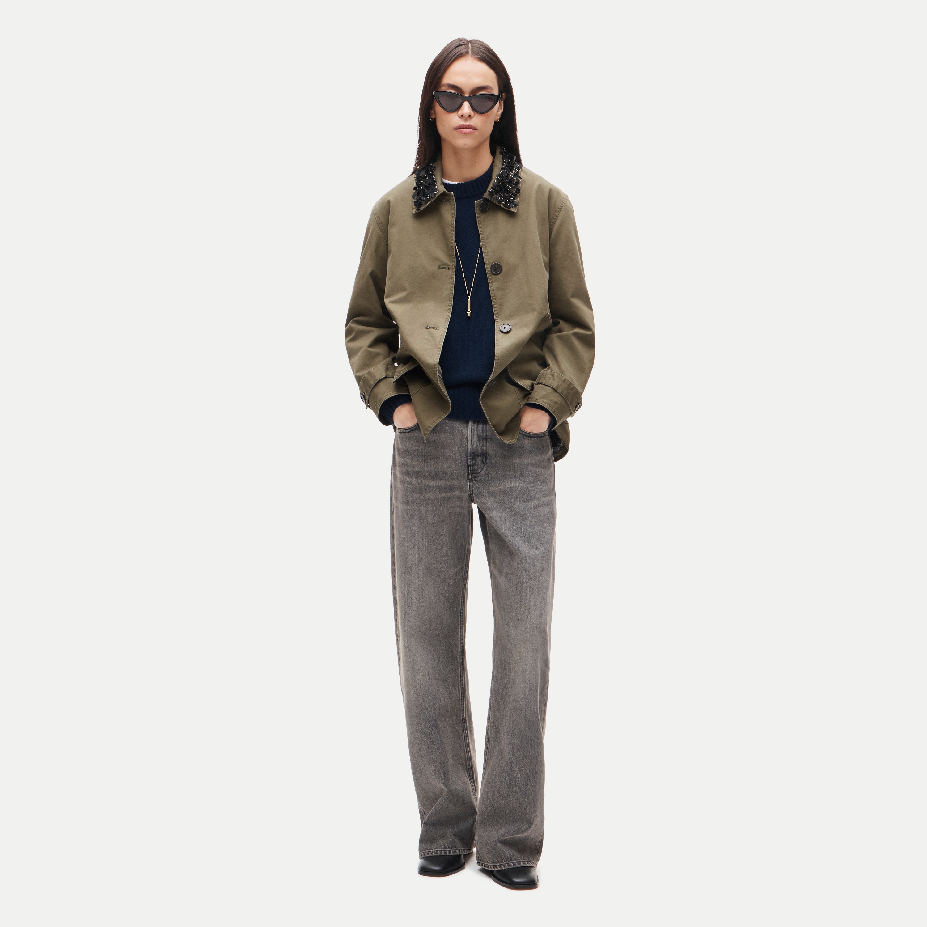 Women's 1986 Barn Jacket™ with embellished collar