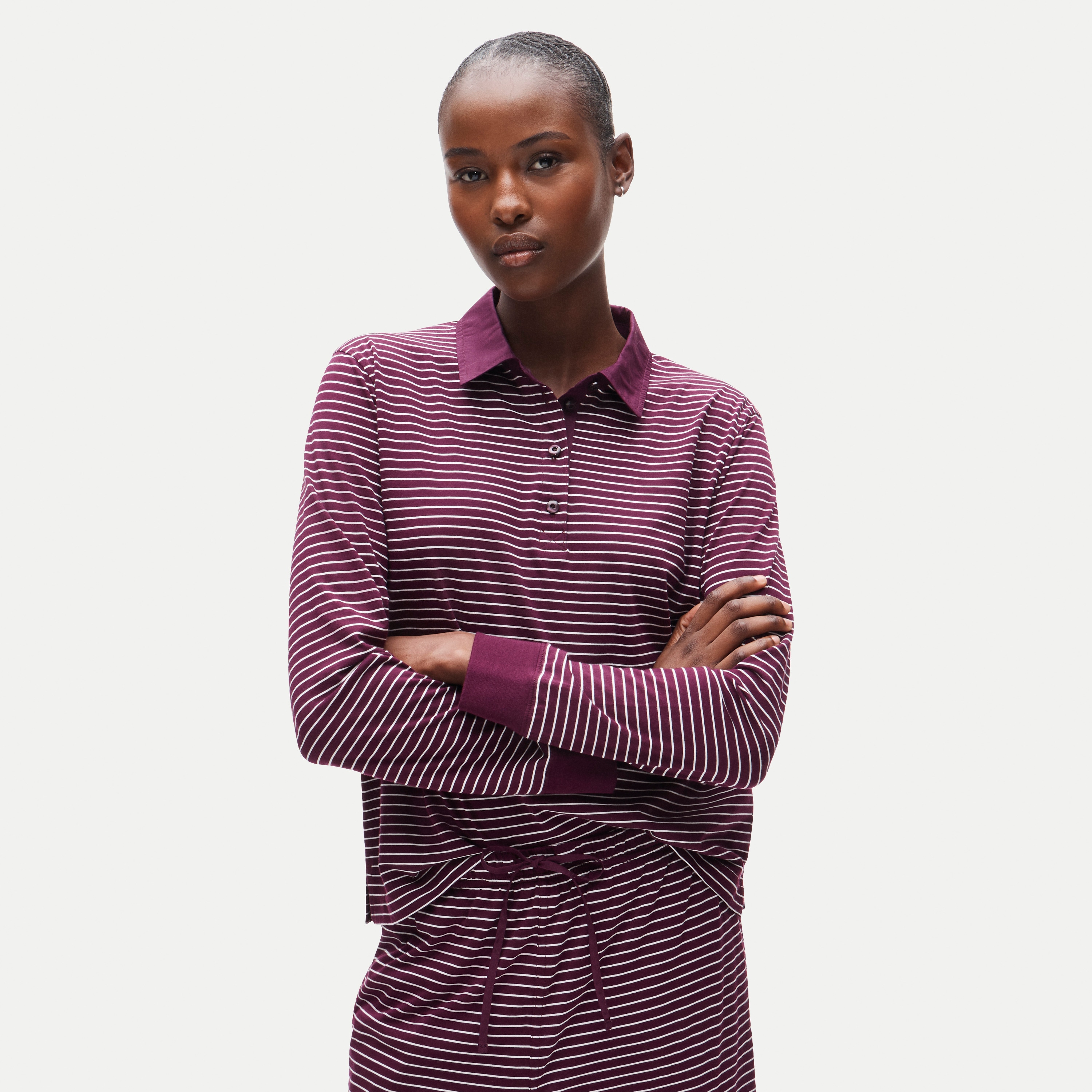 Pima cotton pajama pant set
