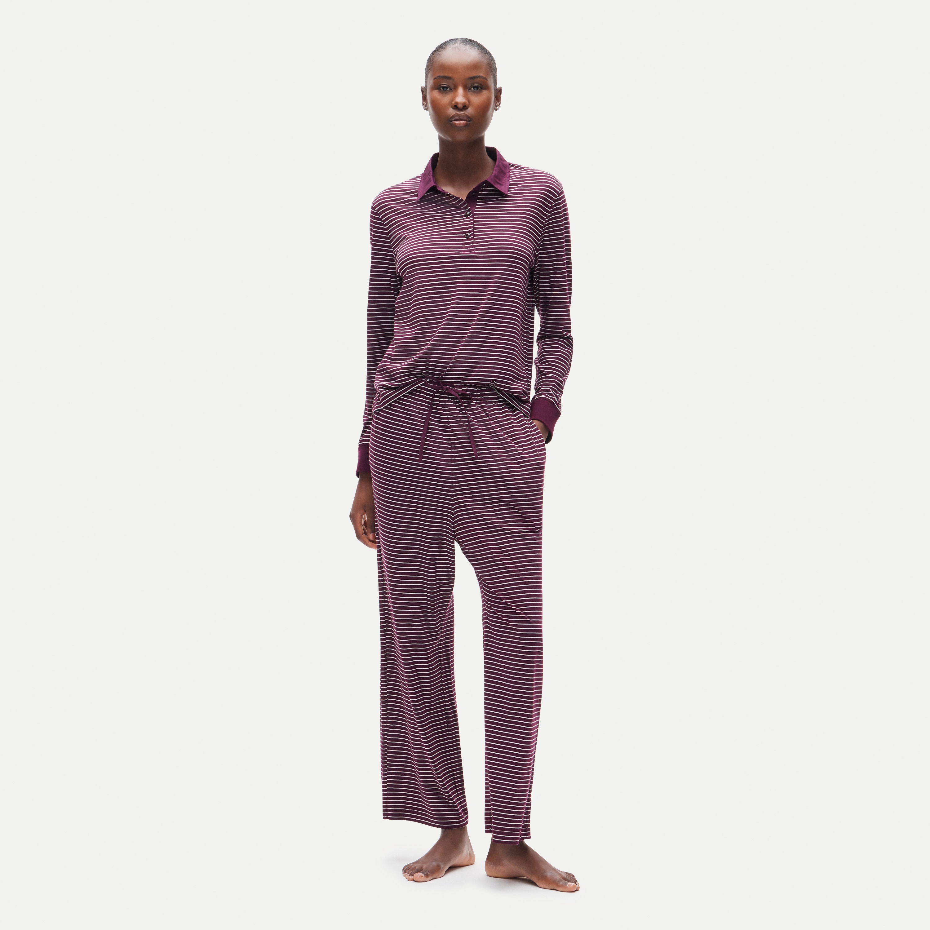 Pima cotton pajama pant set