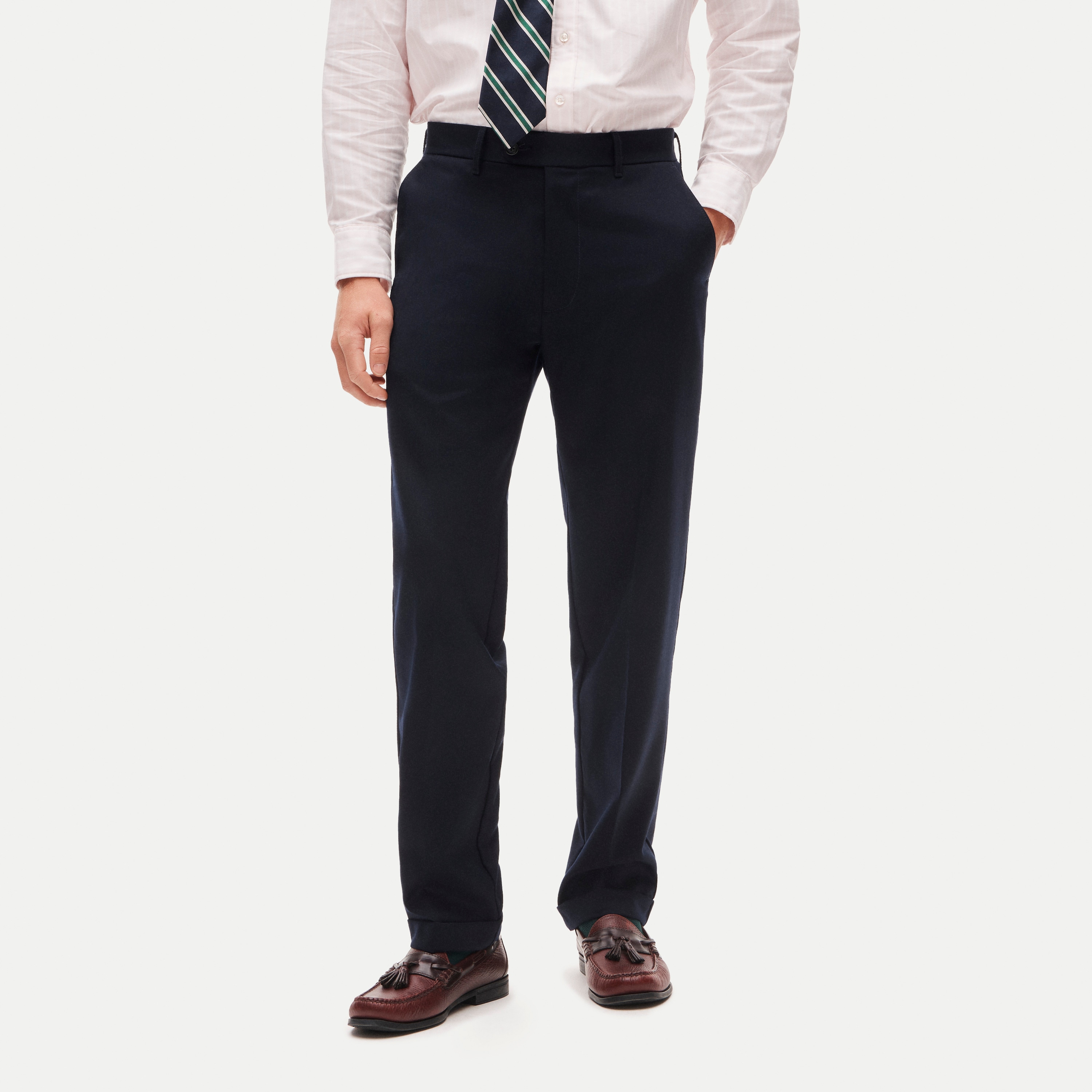 Mercer Classic-fit trouser in wool