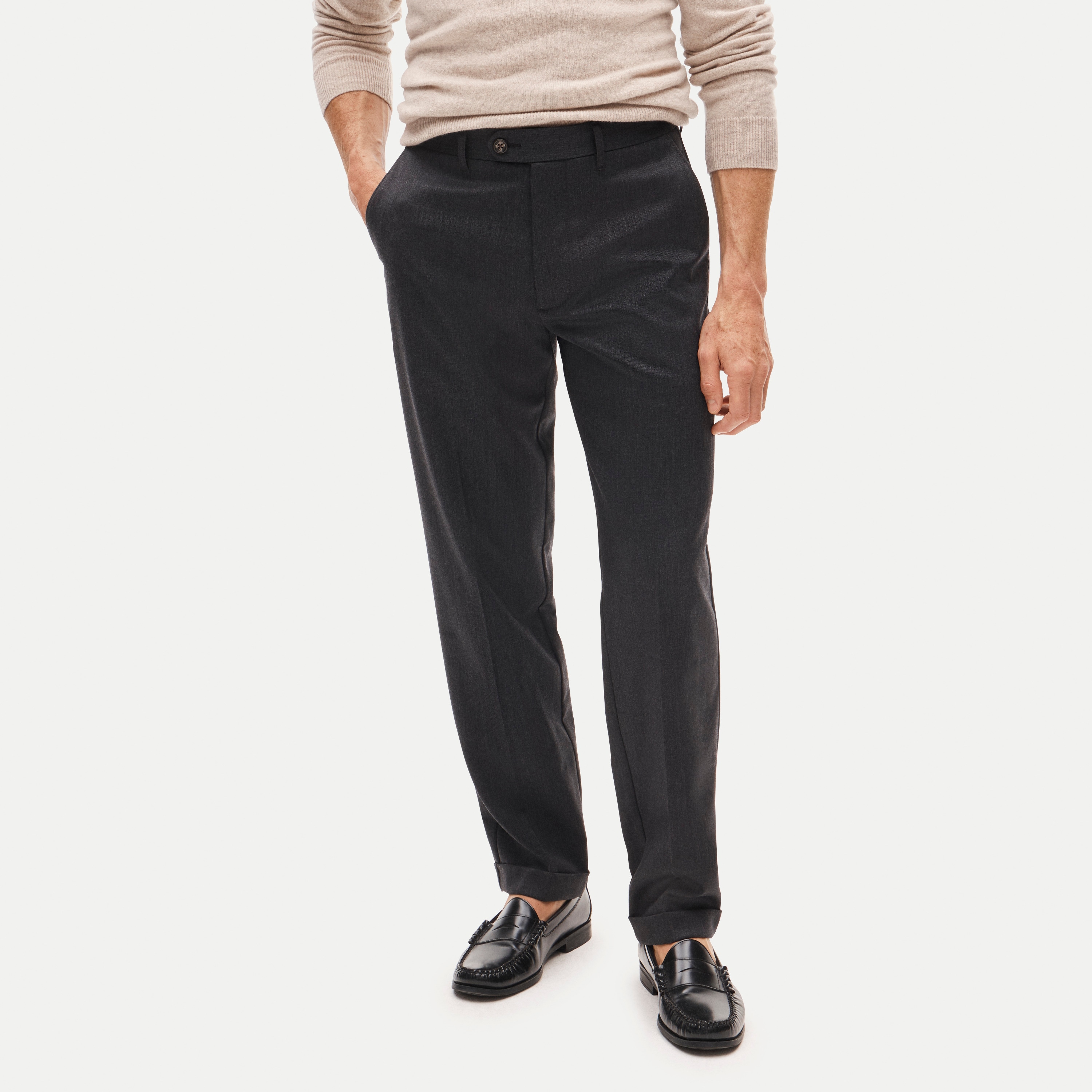 Mercer Classic-fit trouser in wool