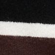 Cashmere V-neck sweater with argyle scarf BLACK STRIPE