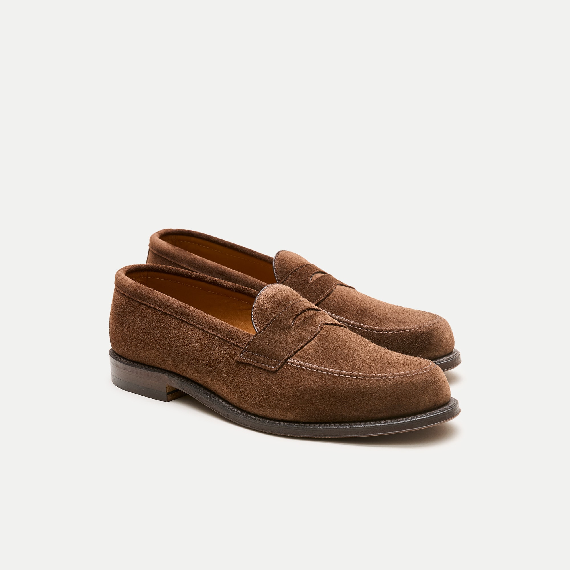 Alden® for J.Crew leisure loafers in suede