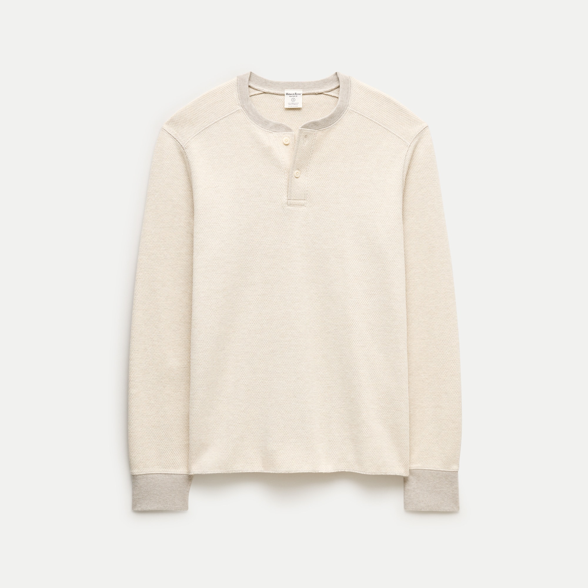Wallace & Barnes thermal-knit henley