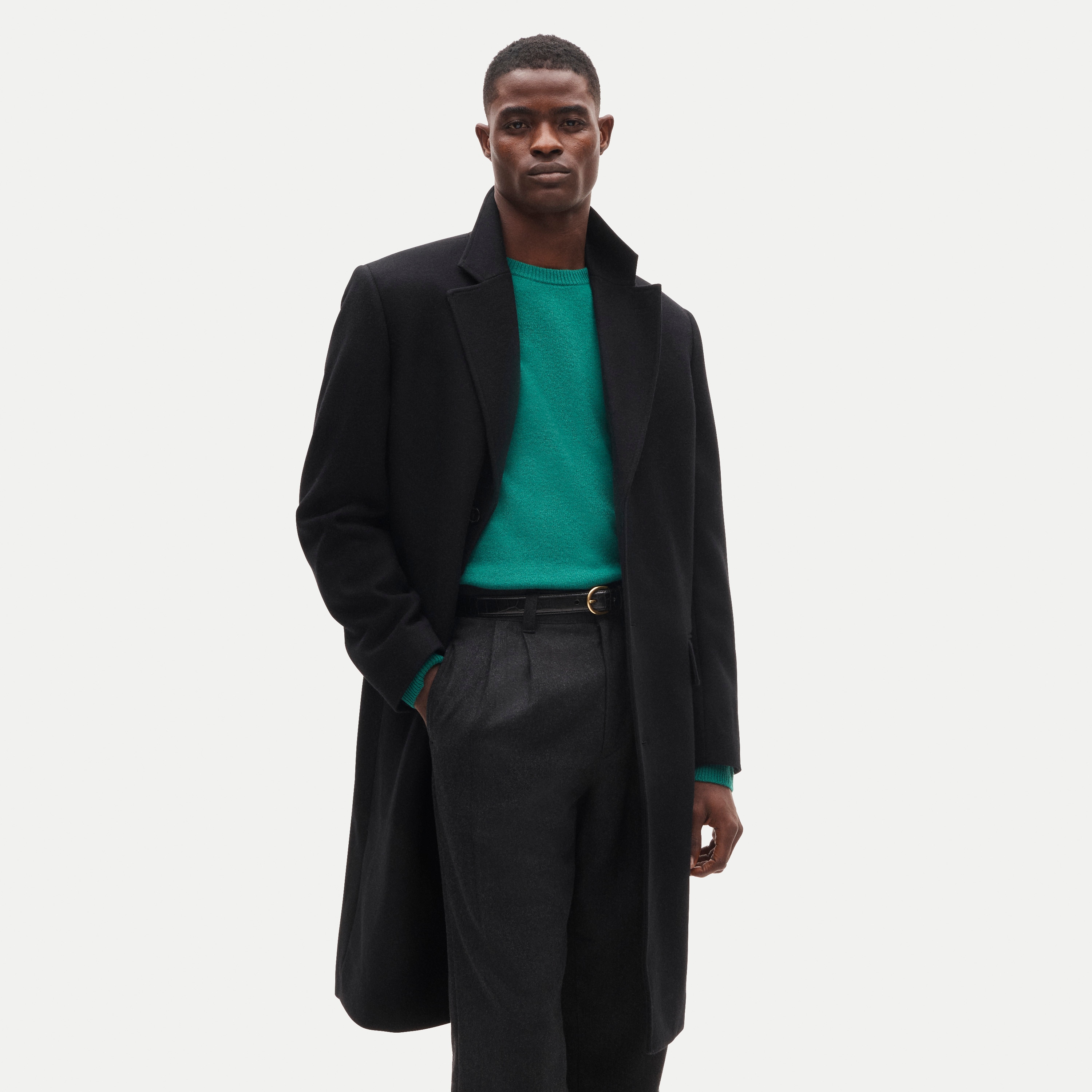 Rivington topcoat in Japanese wool blend