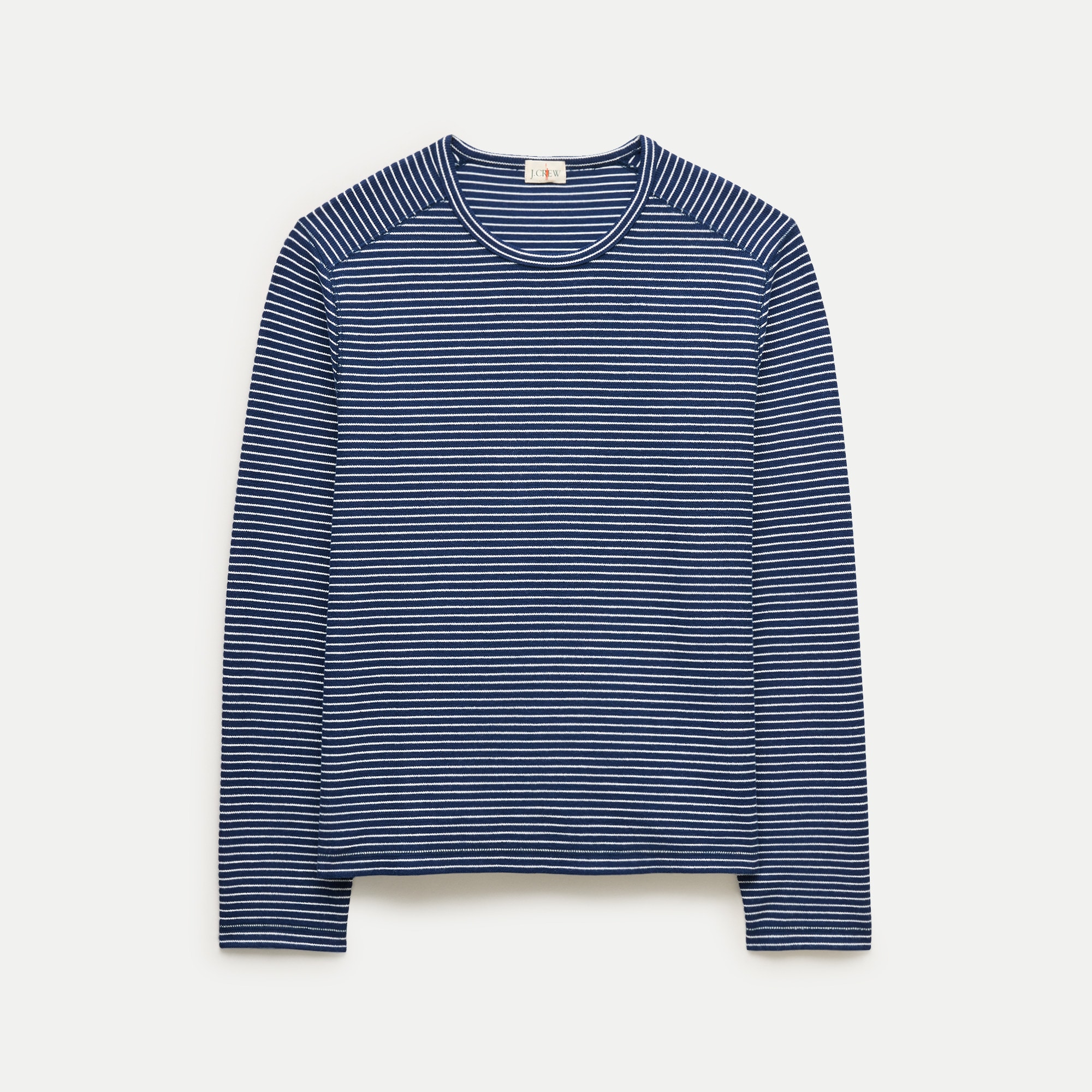 Summit thermal-knit crewneck in stripe