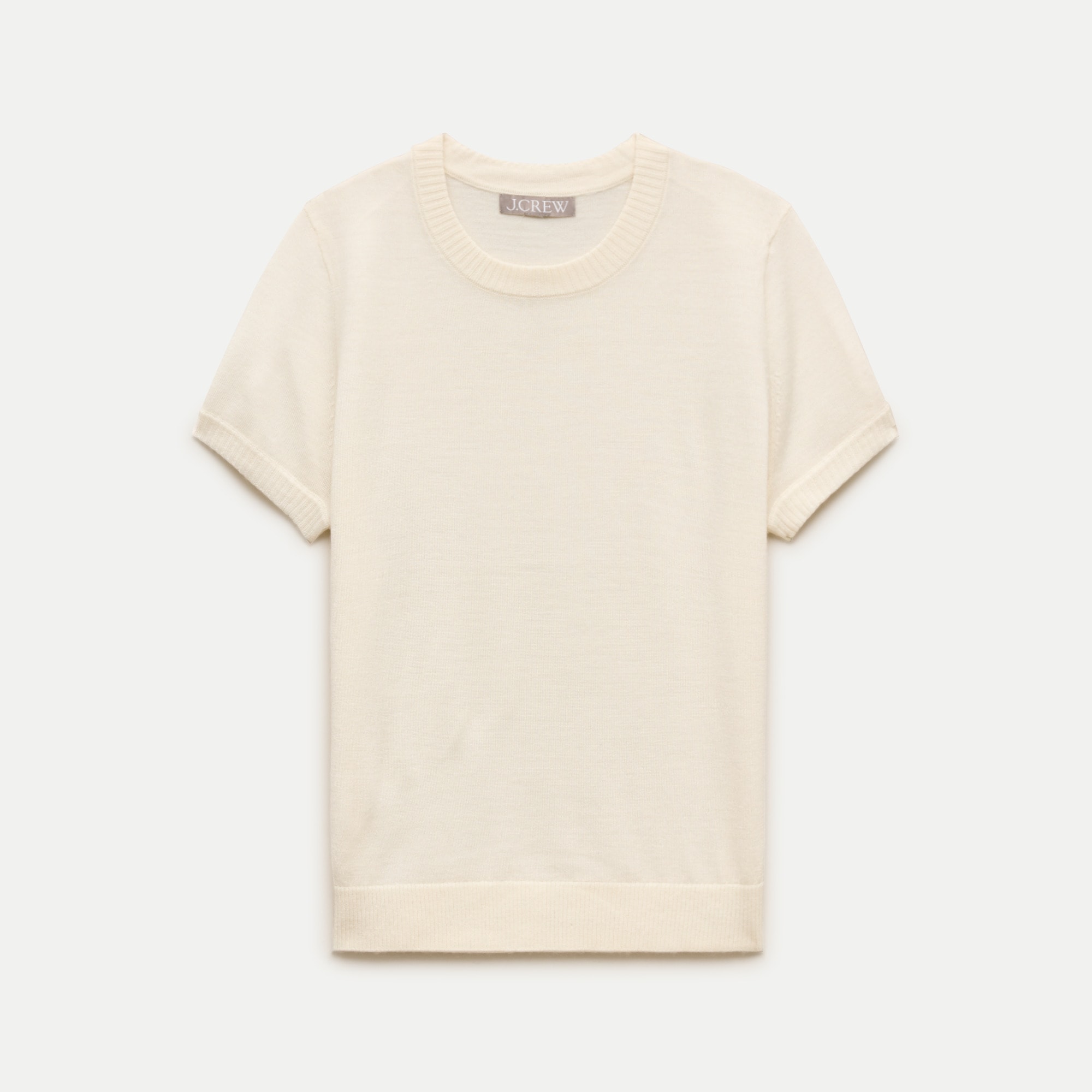 Sweater-tee in merino wool blend