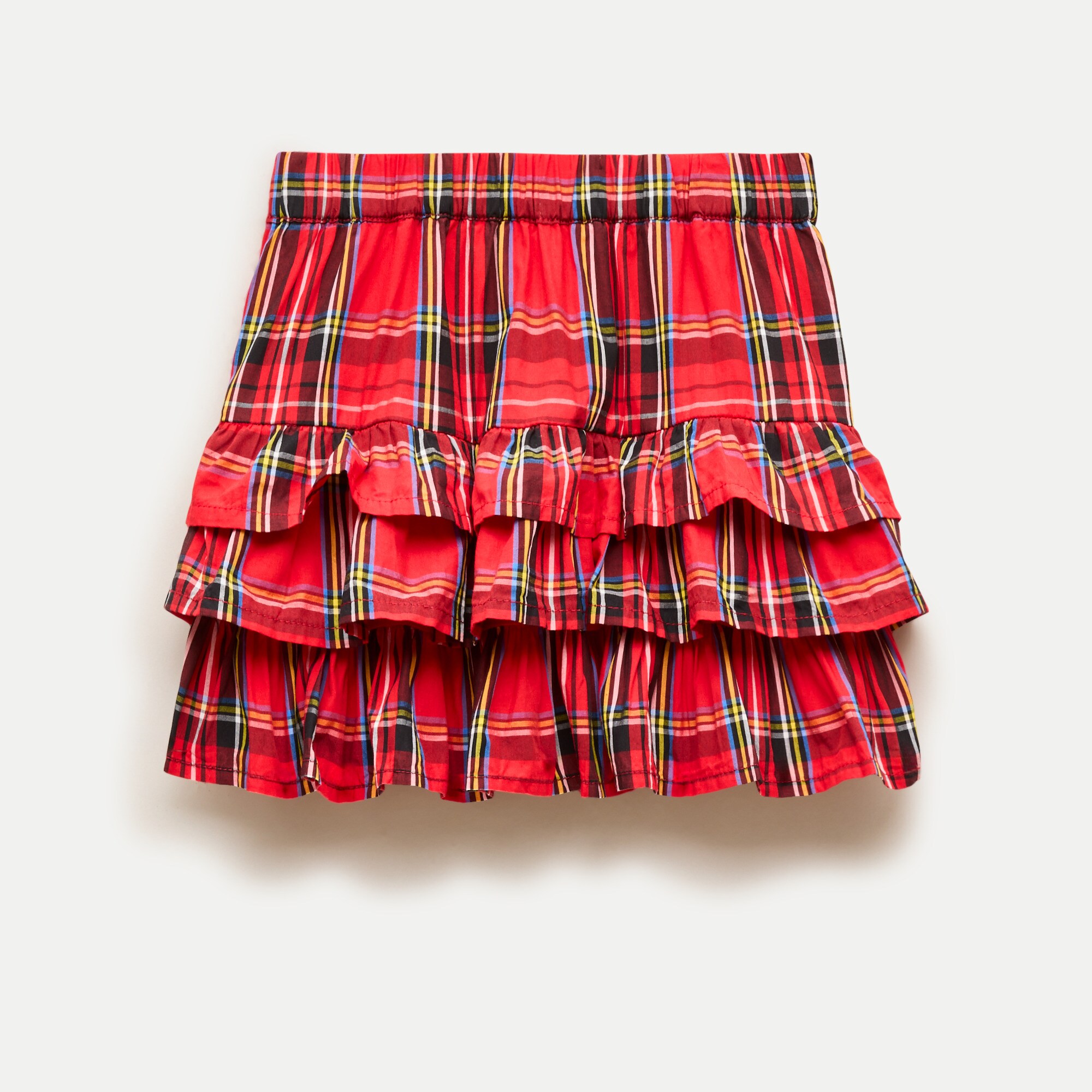 American Girl® x J.Crew tiered plaid skirt for girls