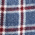100% cotton flannel shirt BLUE RED PLAID