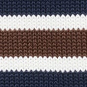 1988 Rollneck&trade; sweater in cotton NAVY STRIPE