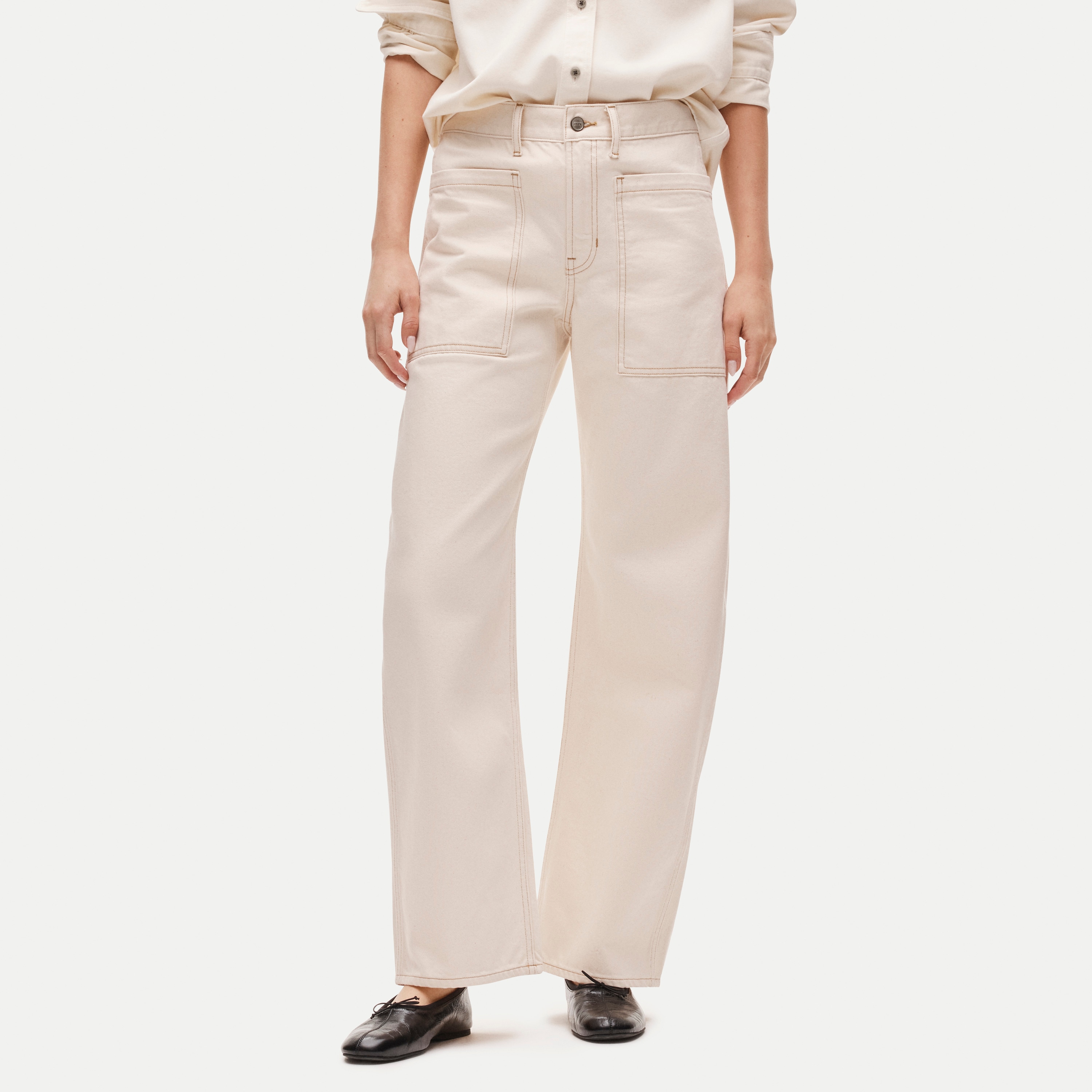 Zoe barrel jean with utility pockets - thumbnail 2