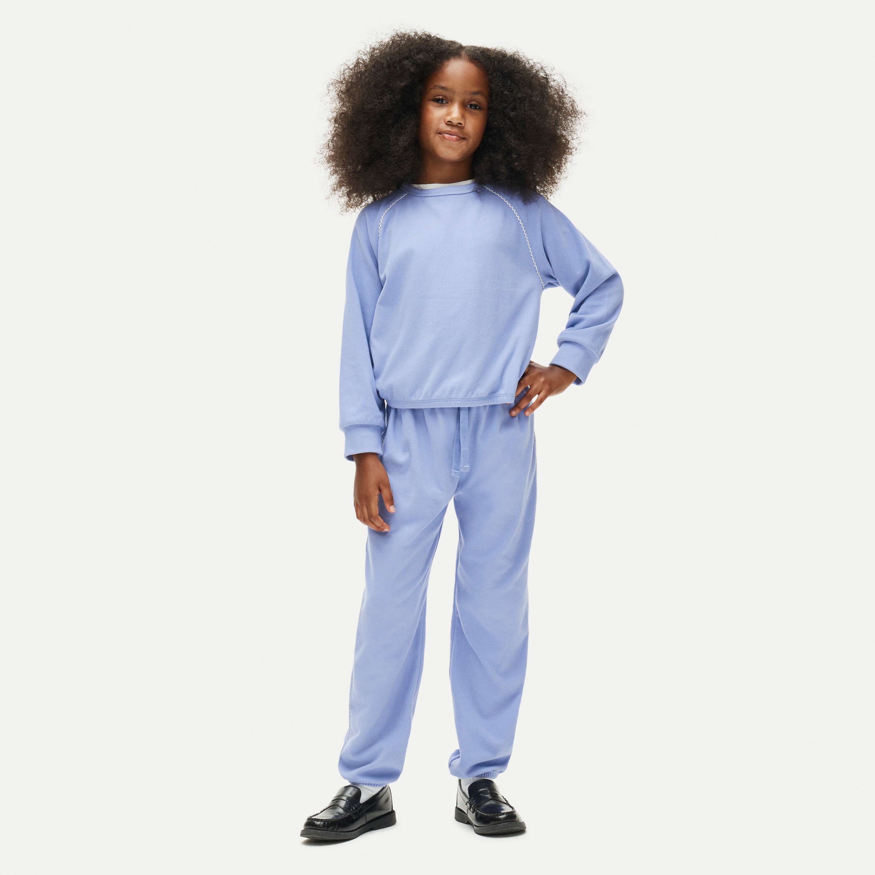 Girls' Everyday crewneck sweatshirt in cozy rib