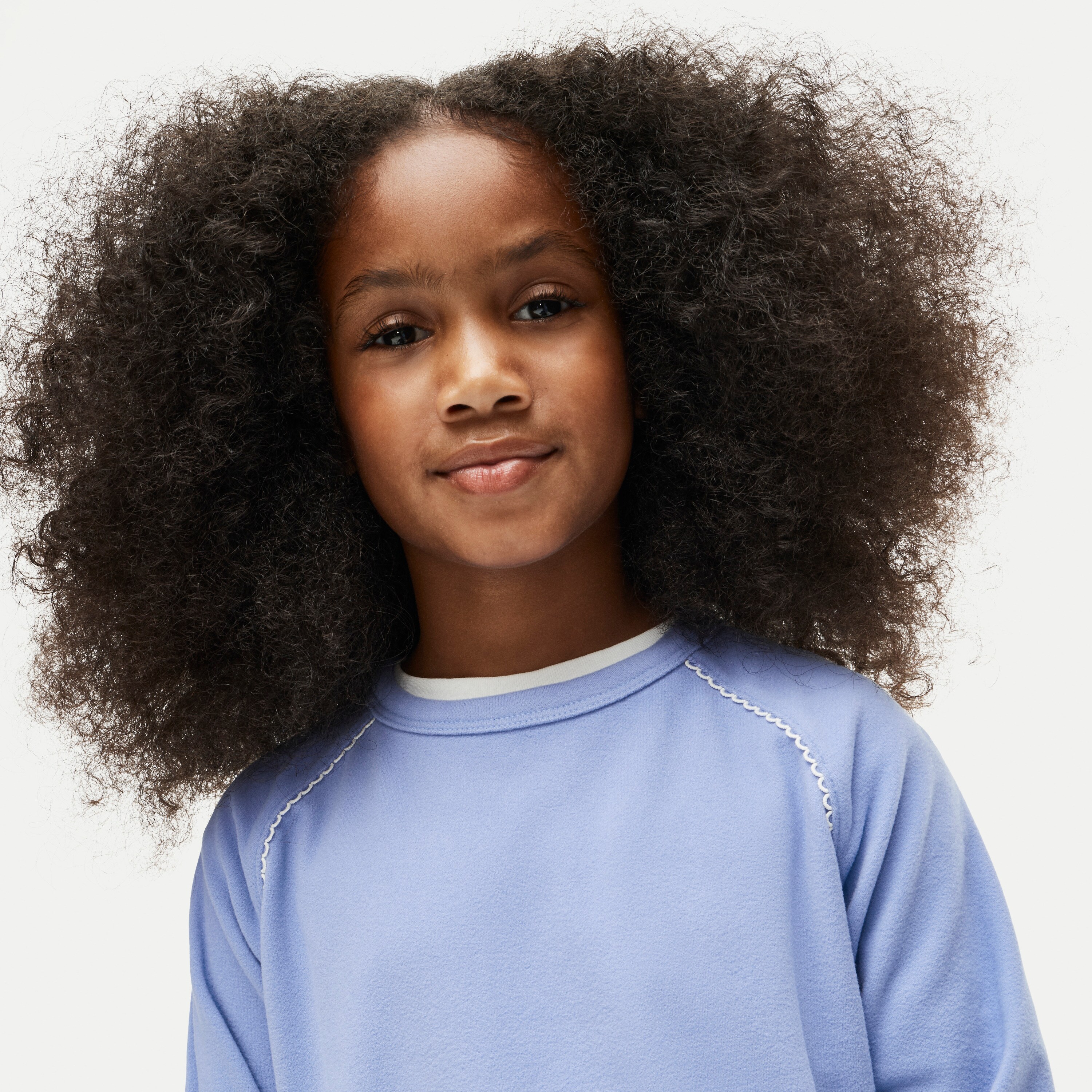 Girls' Everyday crewneck sweatshirt in cozy rib
