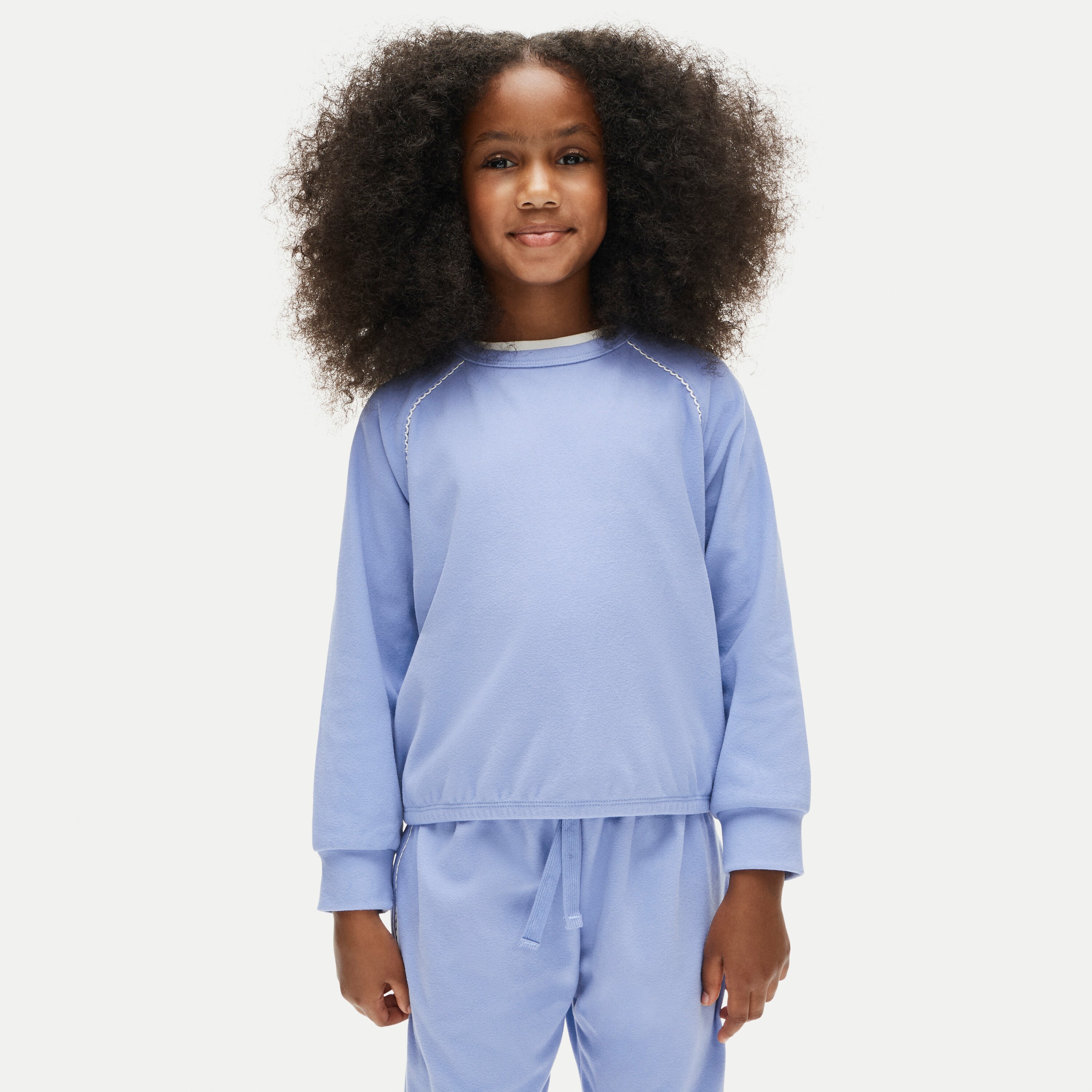 Girls' Everyday crewneck sweatshirt in cozy rib