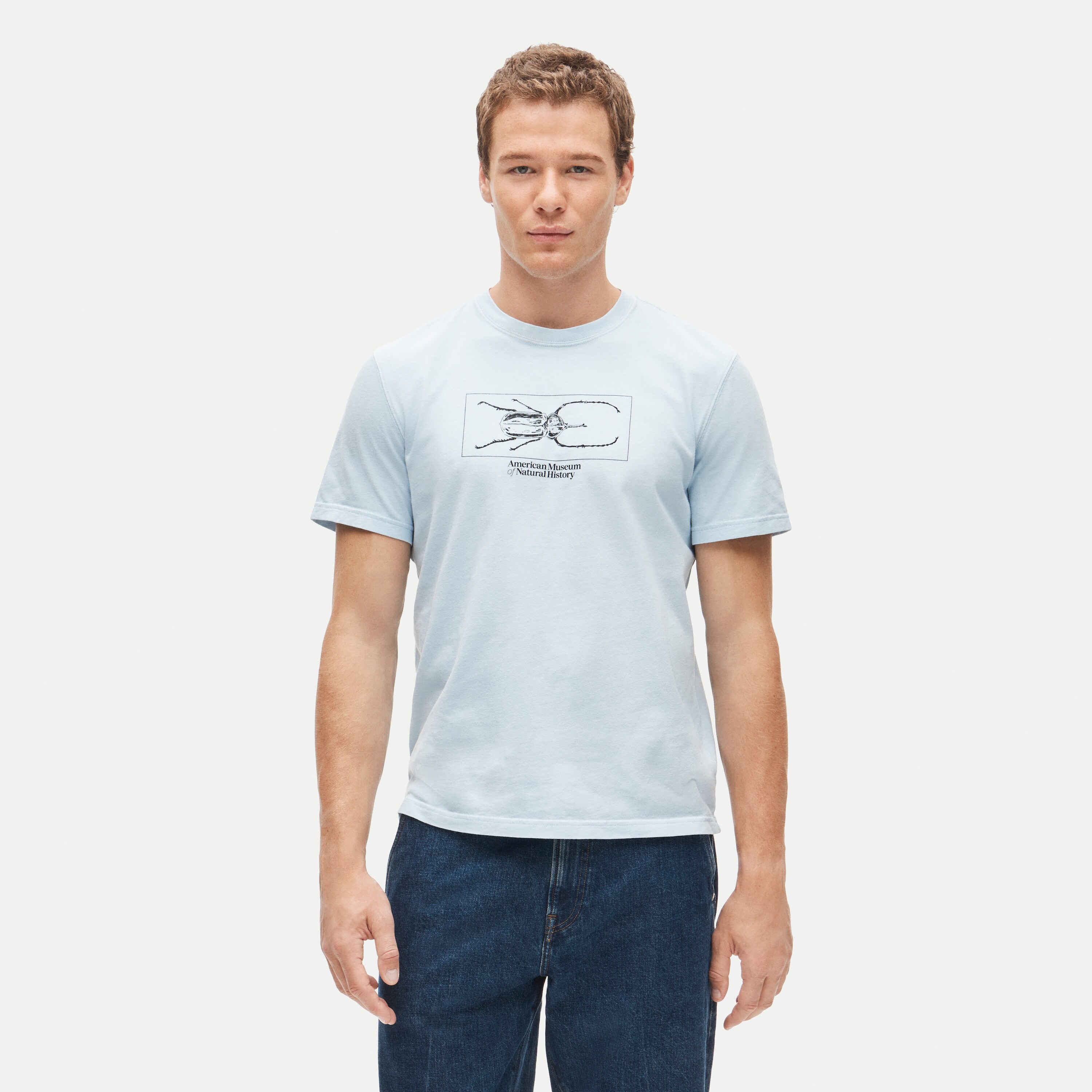 American Museum of Natural History for J.Crew graphic vintage-wash T-shirt