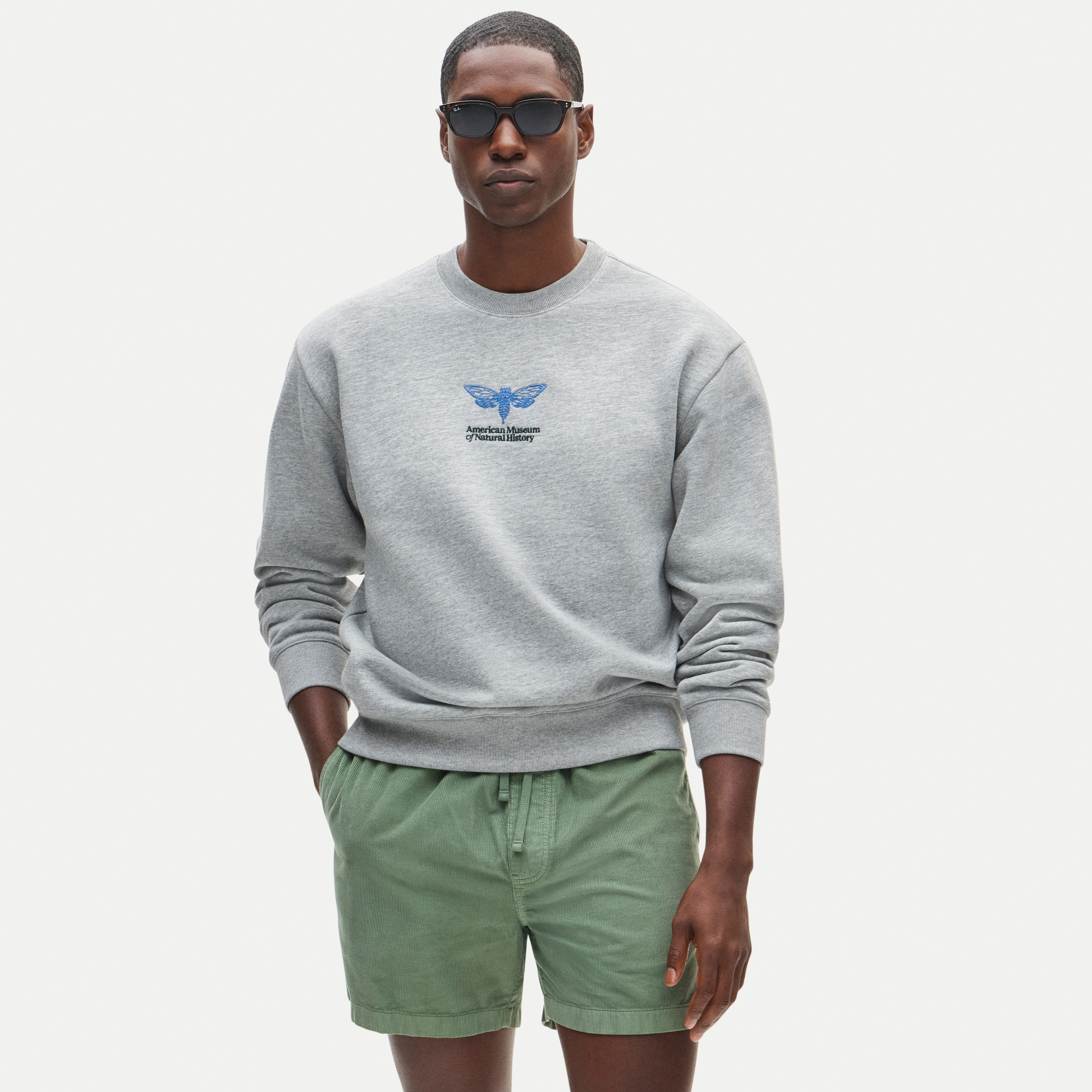 スウェット M Formula Crewneck Natural American Museum Of Natural History For J.Crew Graphic '83 Fleece