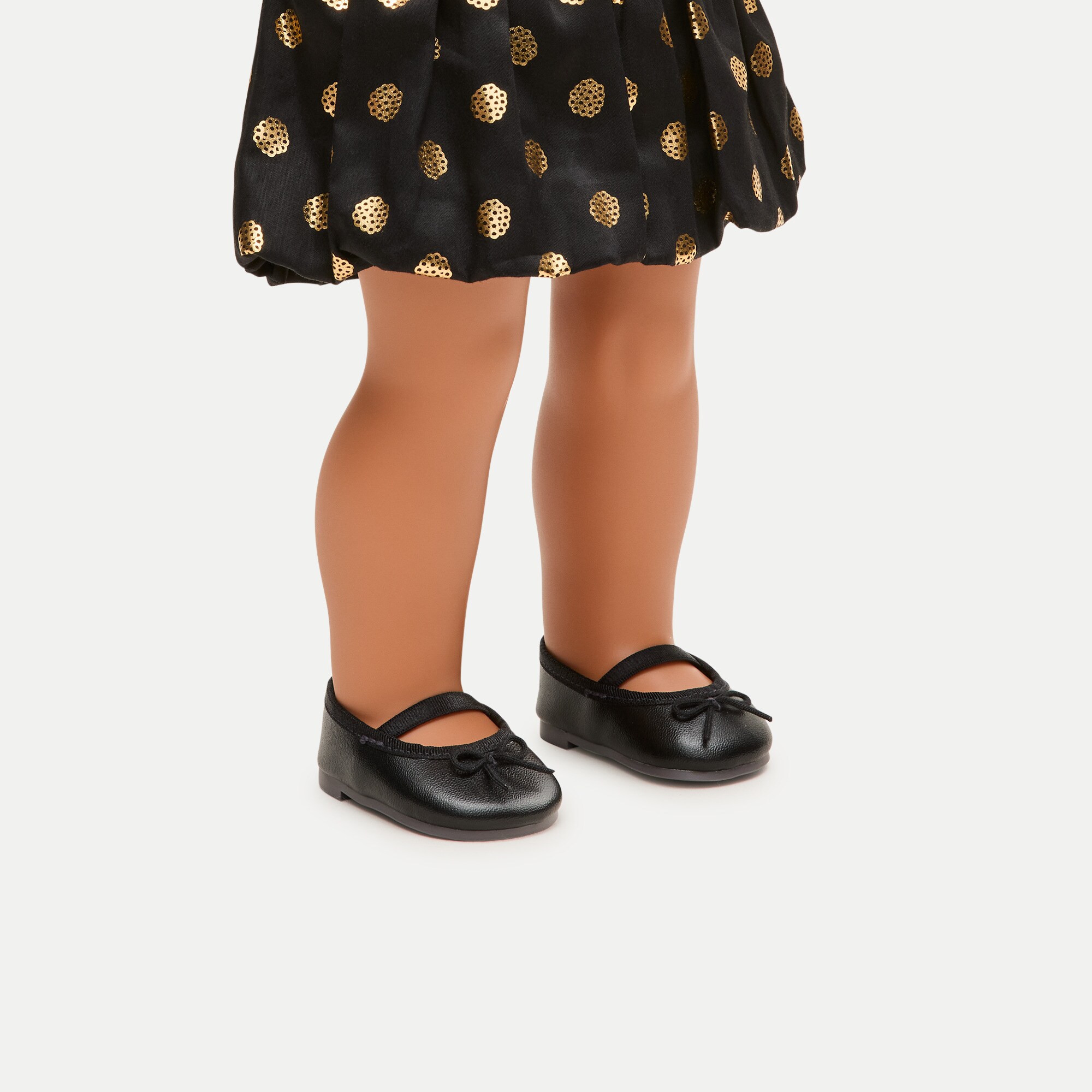 American Girl® X J.Crew black ballet flats for 18" dolls