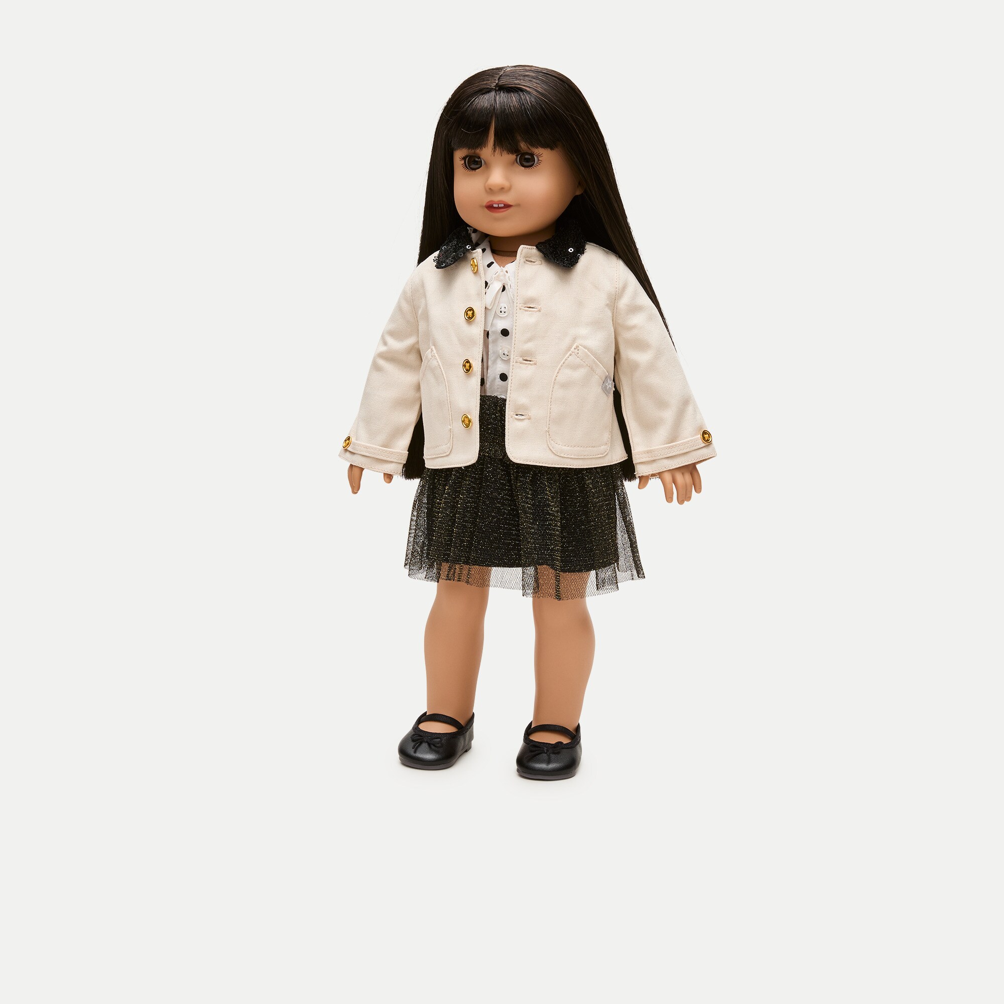 American Girl® x J.Crew embellished Barn Jacket™ for 18" dolls
