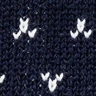 Kids' beanie with bulldog patch NAVY STRIPE MULTI