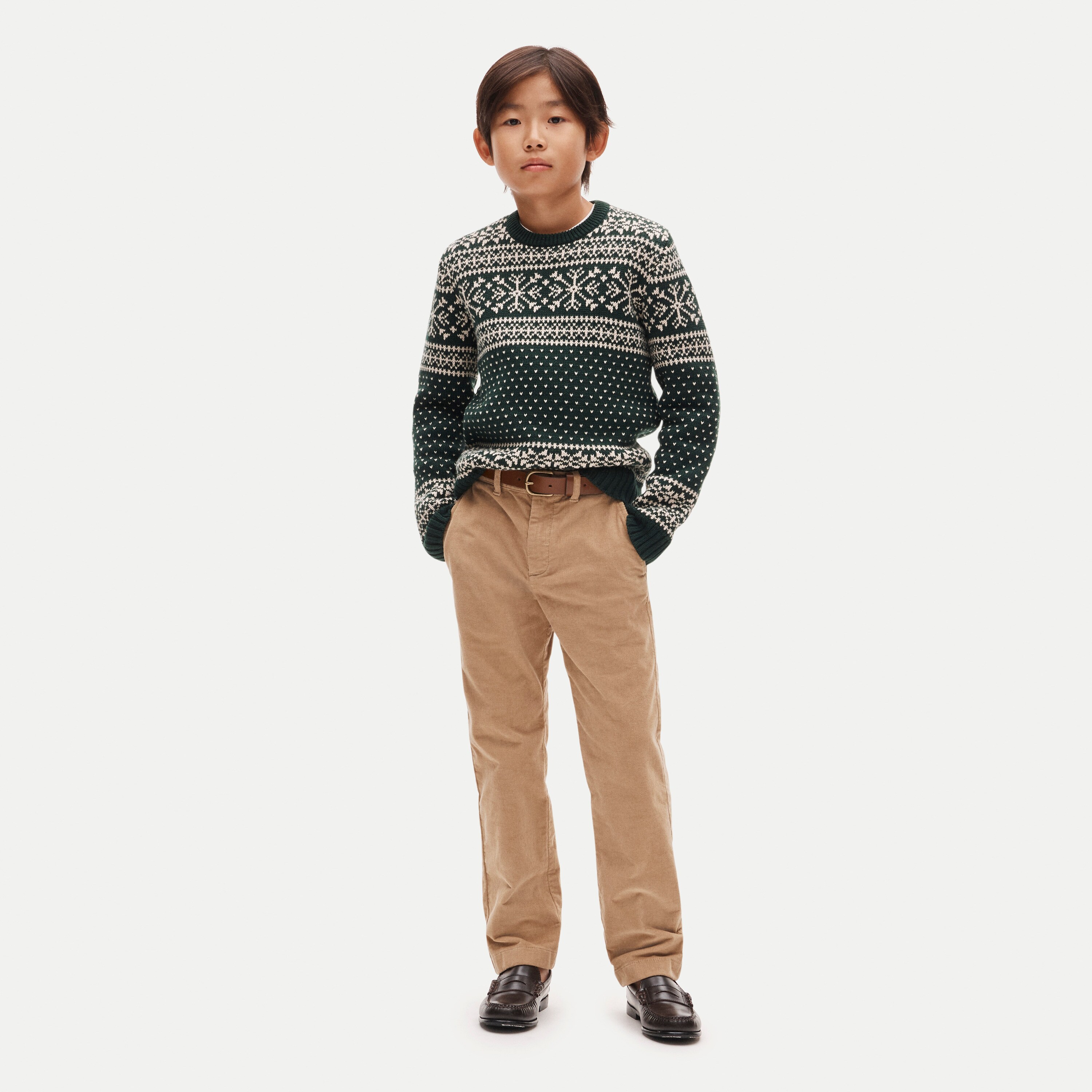 Boys' slim-fit stretch corduroy pant