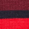 Kids' rugby sweater-polo in striped cotton RED BURGUNDY MULTI
