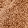 Bomber jacket in faux fur AUBURN COFFEE TIPPED