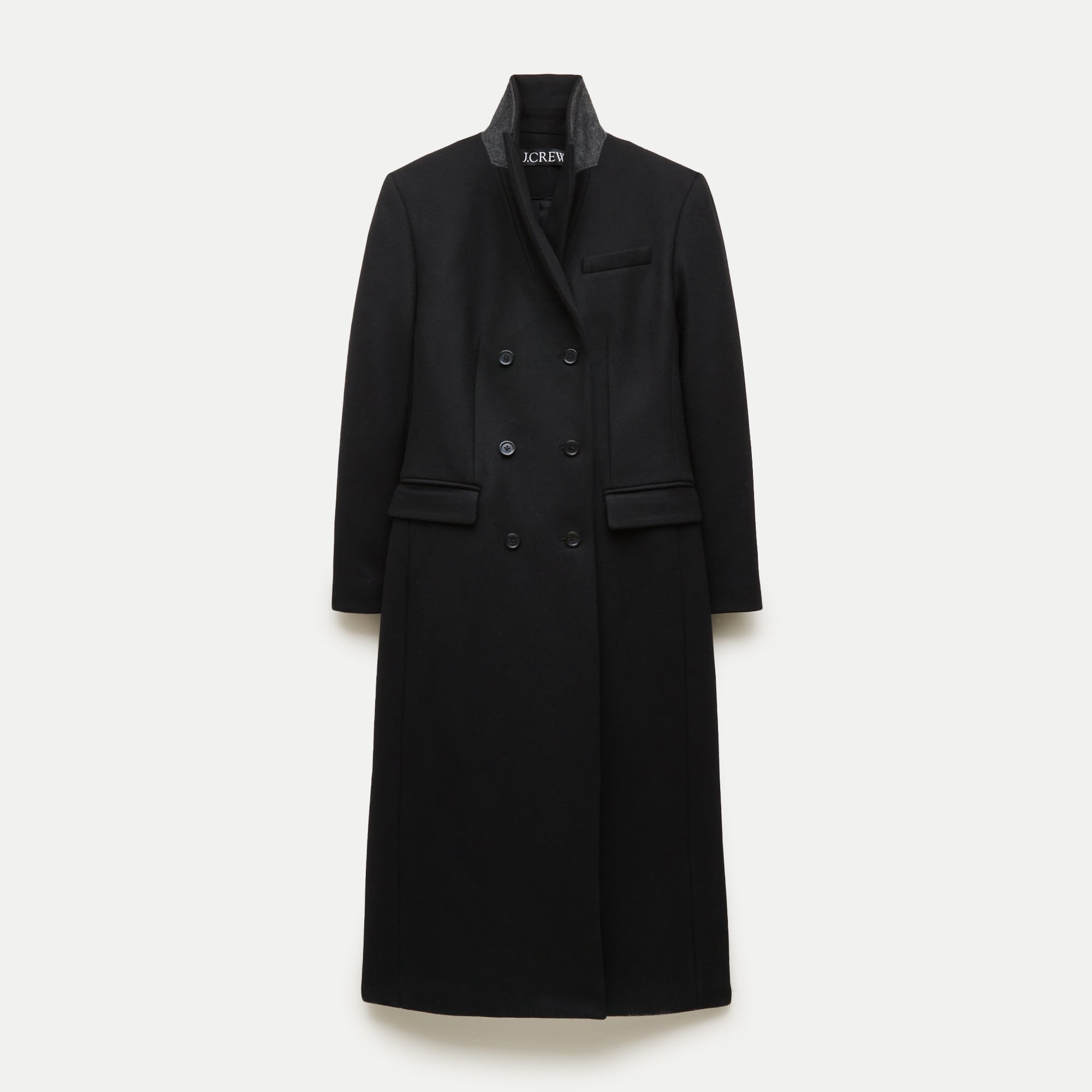 Double-breasted Coat In Wool-blend Melton For Women | J.Crew