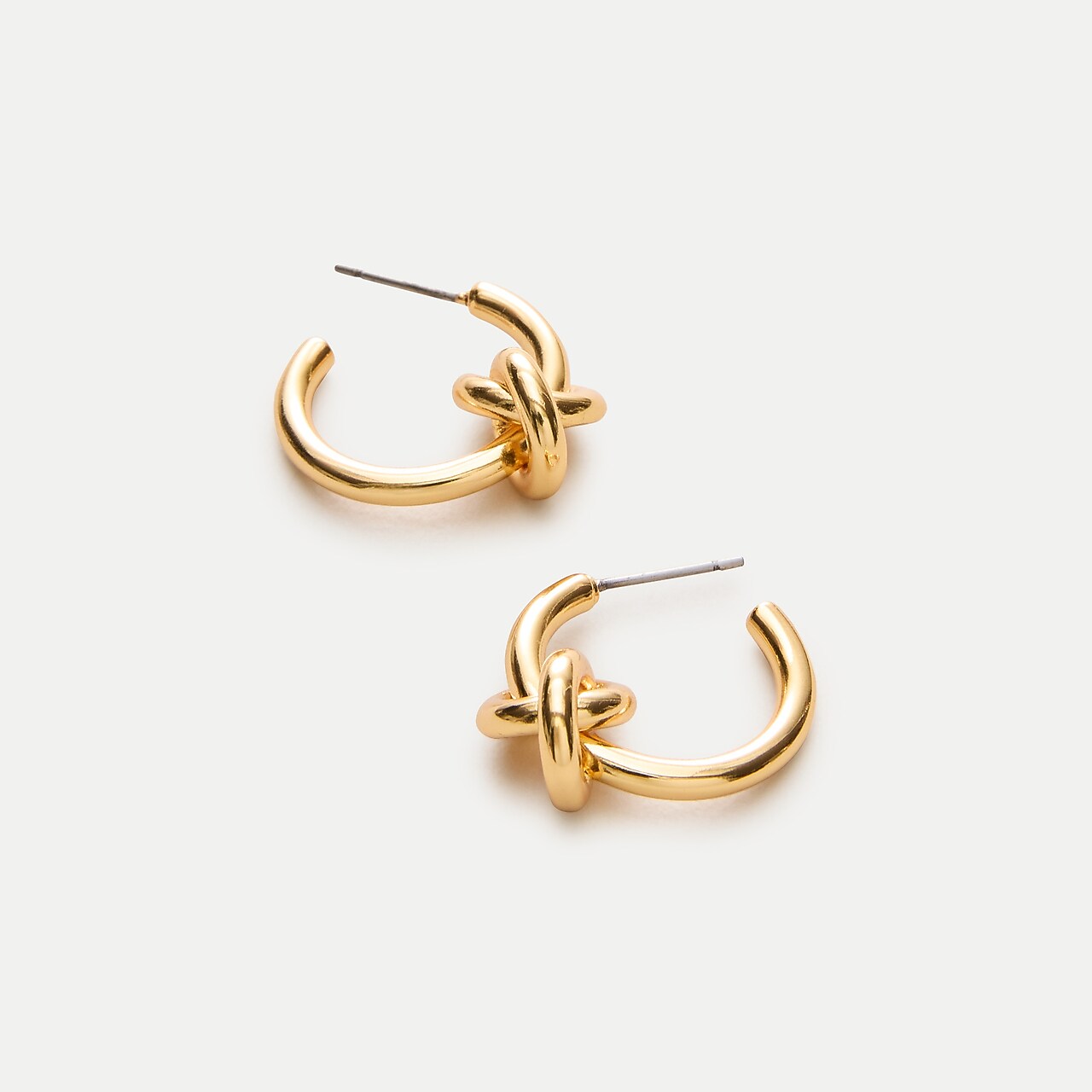Demi-fine 14k Gold-plated Twisted Hoop Earrings For Women | J.Crew