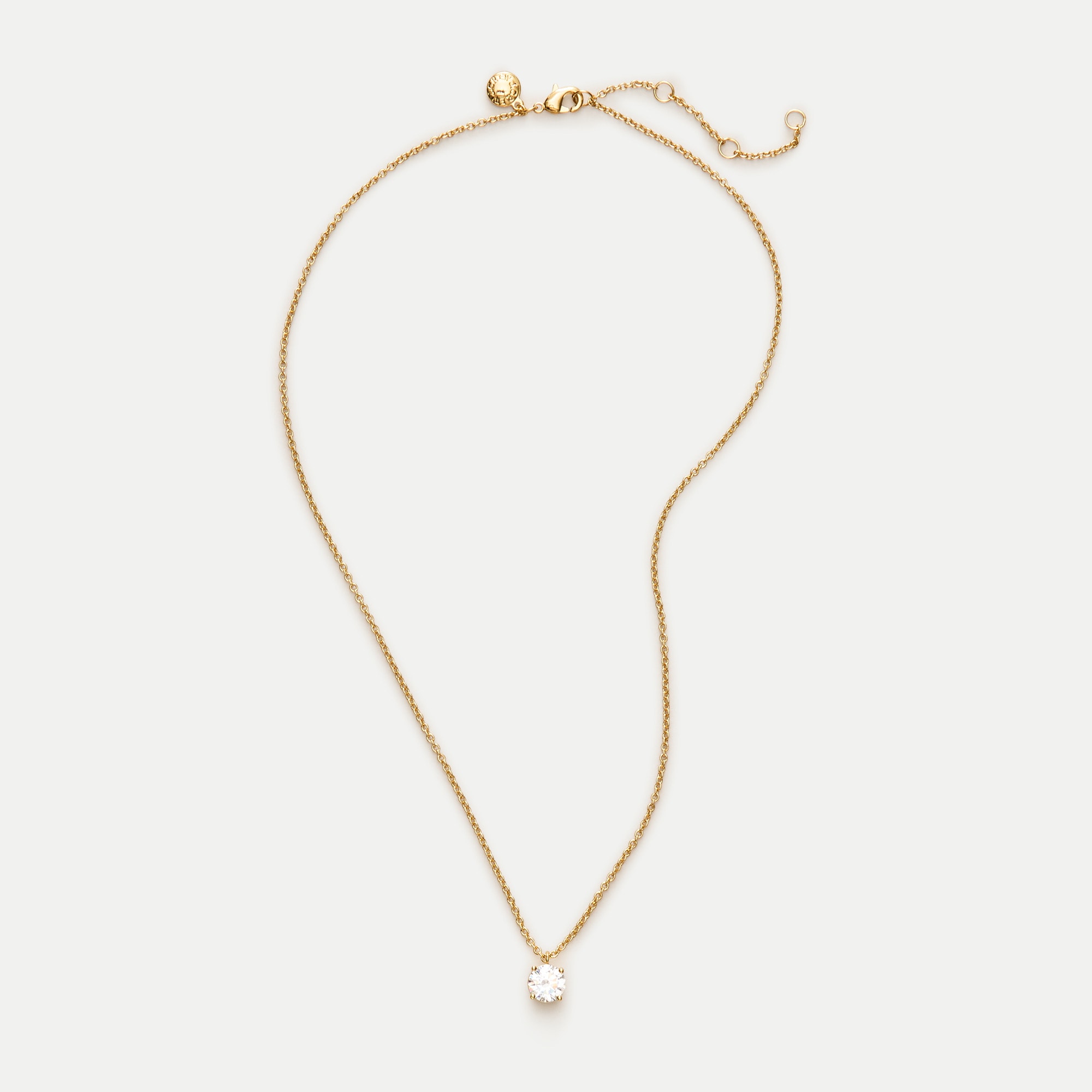 Cubic zirconia pendant necklace