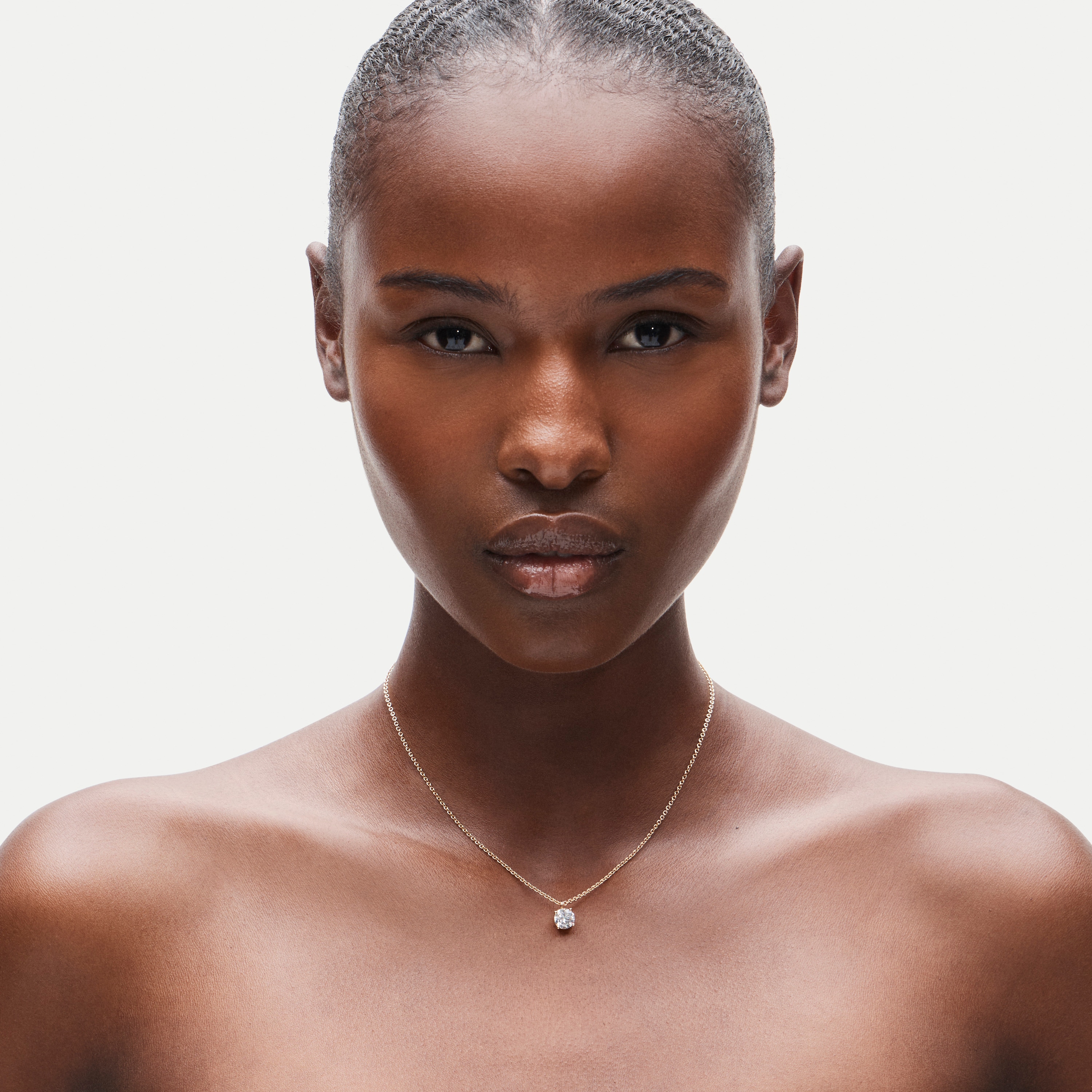 Cubic zirconia pendant necklace