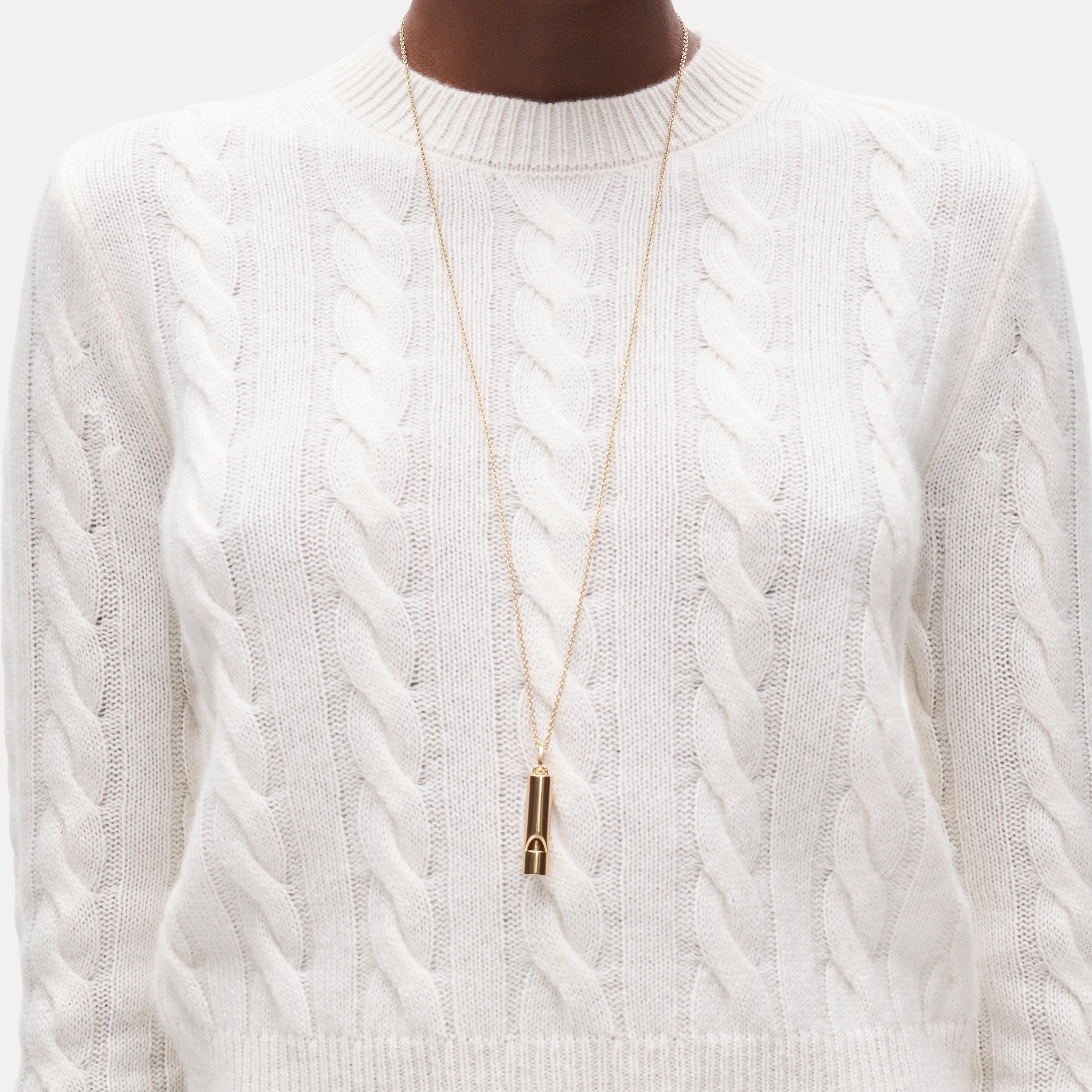 Whistle-pendant necklace
