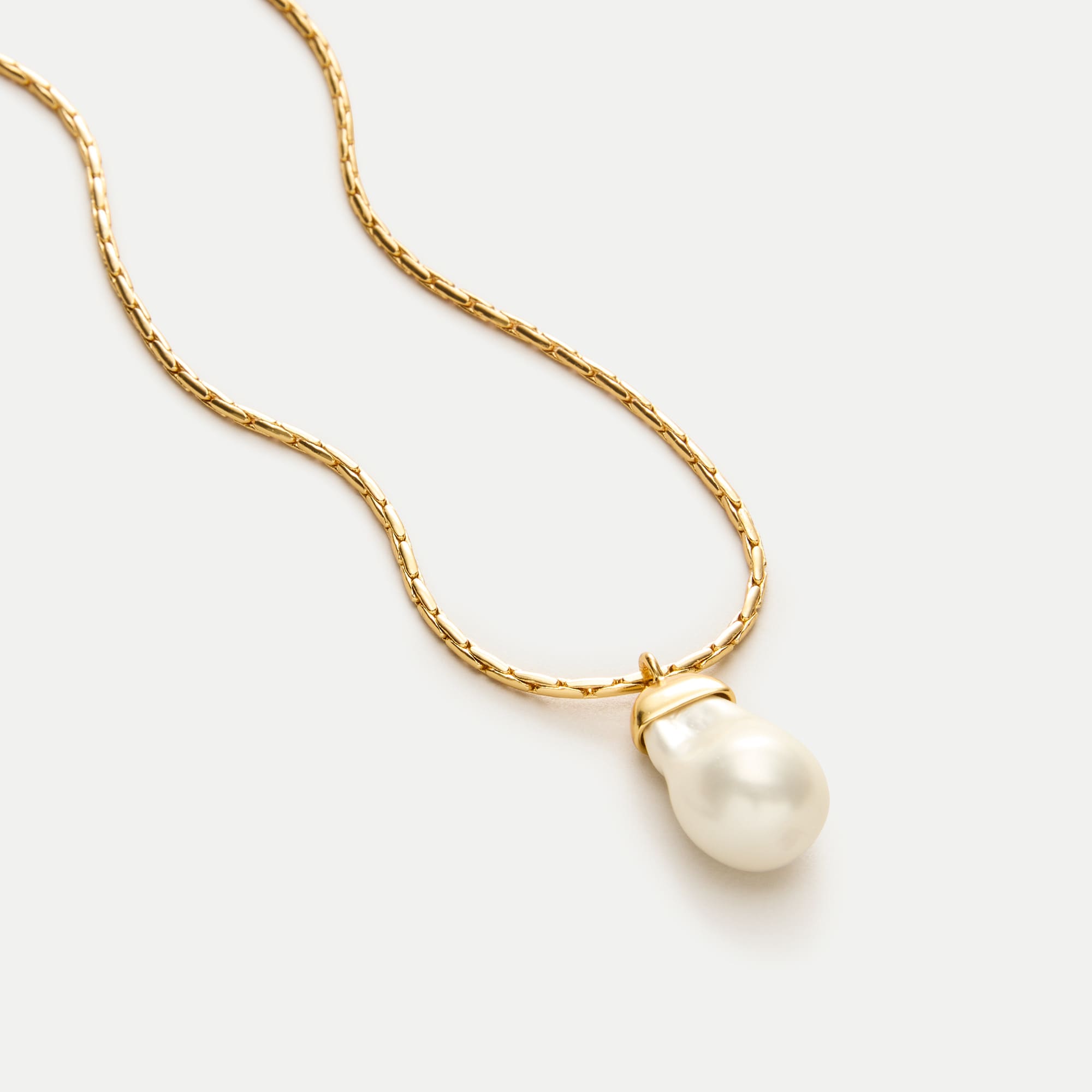 Long Pearl Pendant Necklace For Women | J.Crew