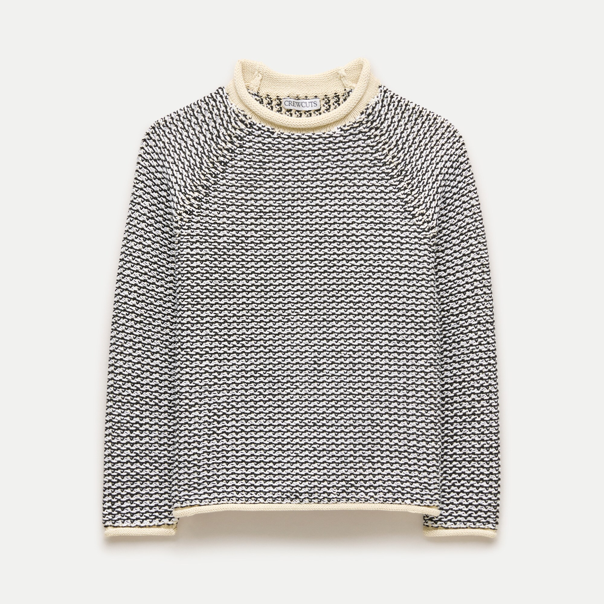 Kids' 1988 Rollneck™ sweater in tweed stitch