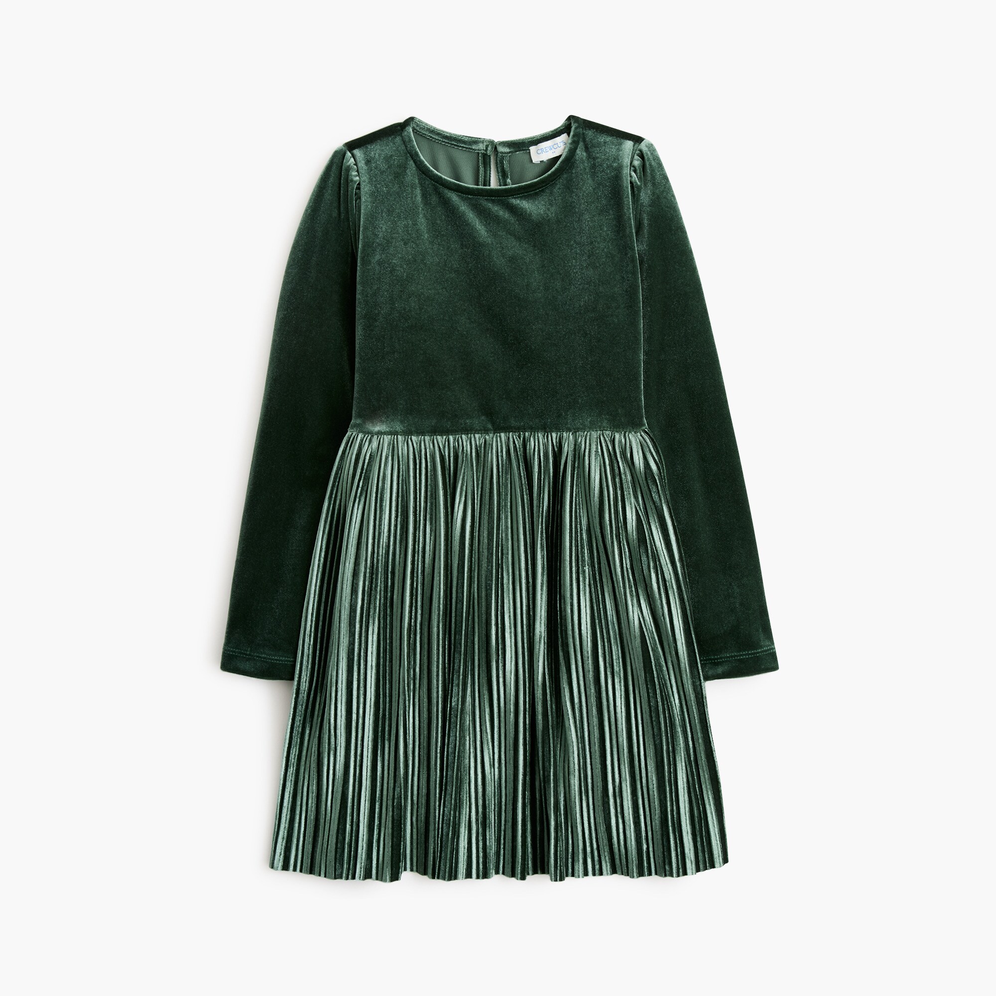 Girls' Velvet Pleated Dress For Girls | Factory
