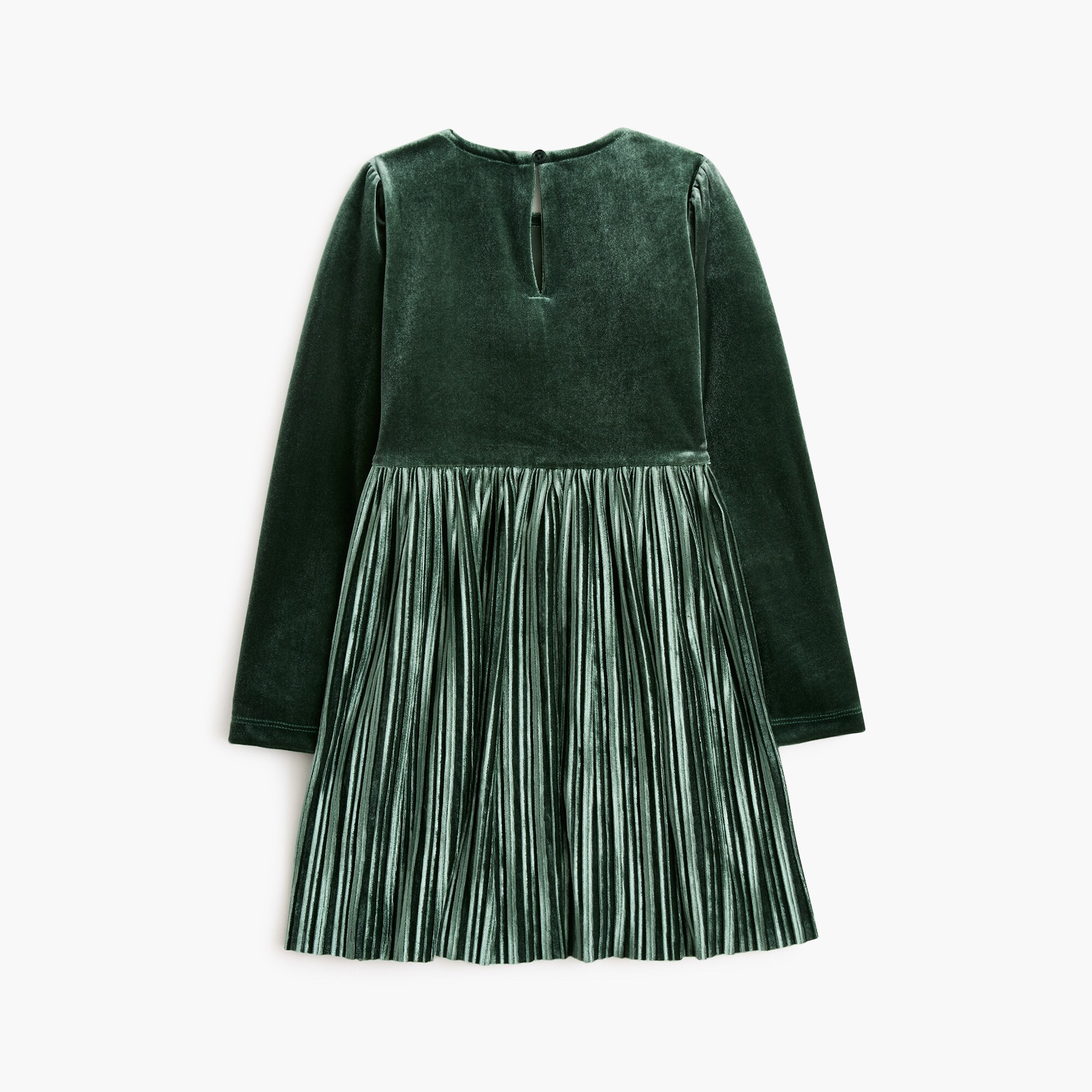 Girls' Velvet Pleated Dress For Girls | Factory