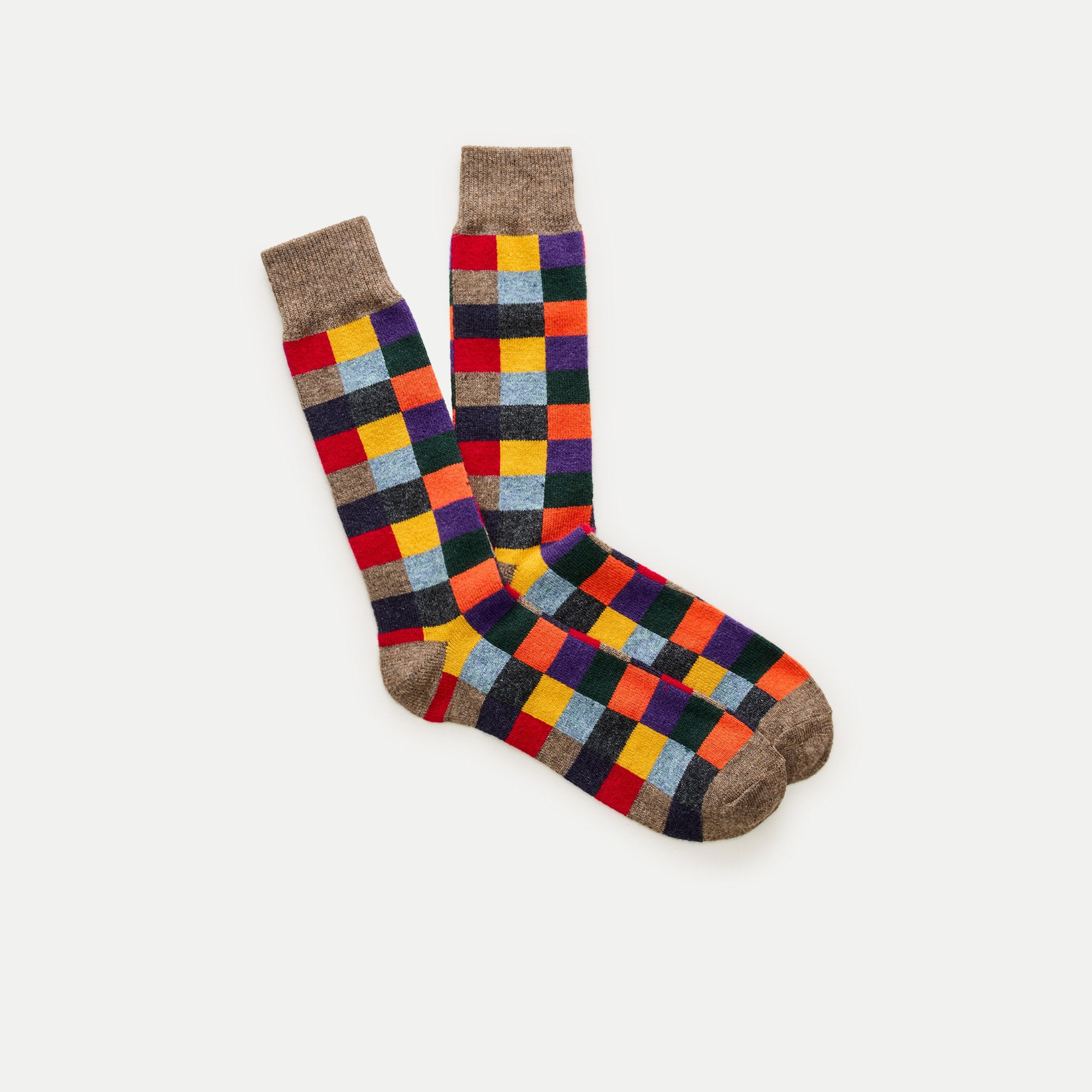 Heavyweight wool-blend socks