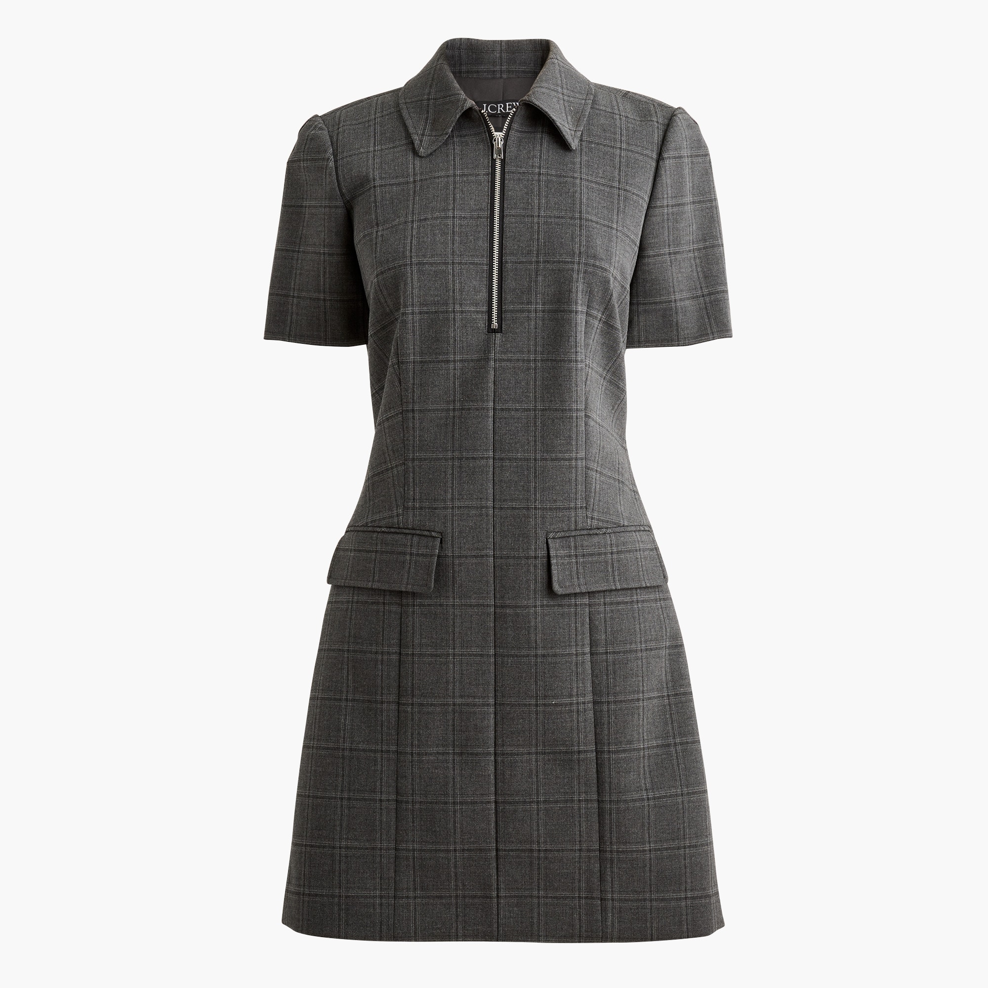 Parc Dress In Plaid Four-season Stretch For Women | J.Crew