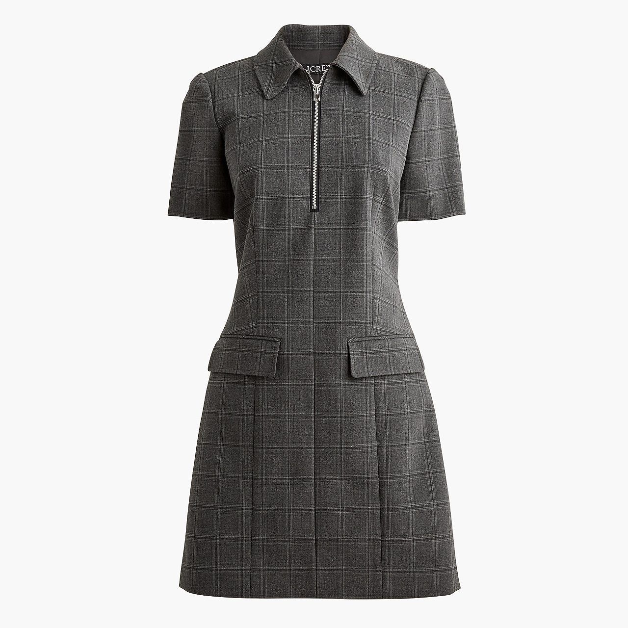 Smocked One-shoulder Dress In Cotton Poplin For Women | J.Crew