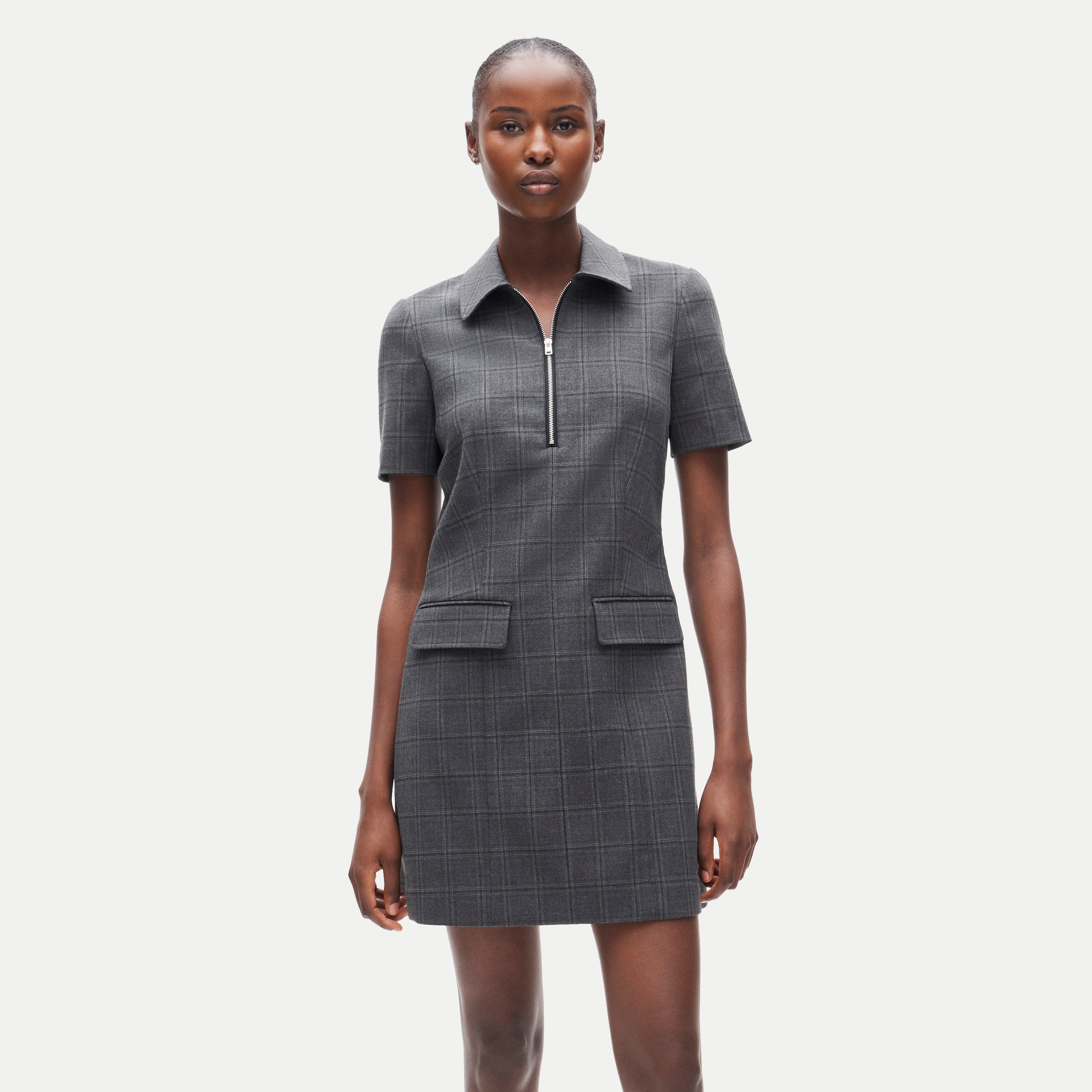 Parc Dress In Plaid Four-season Stretch For Women | J.Crew