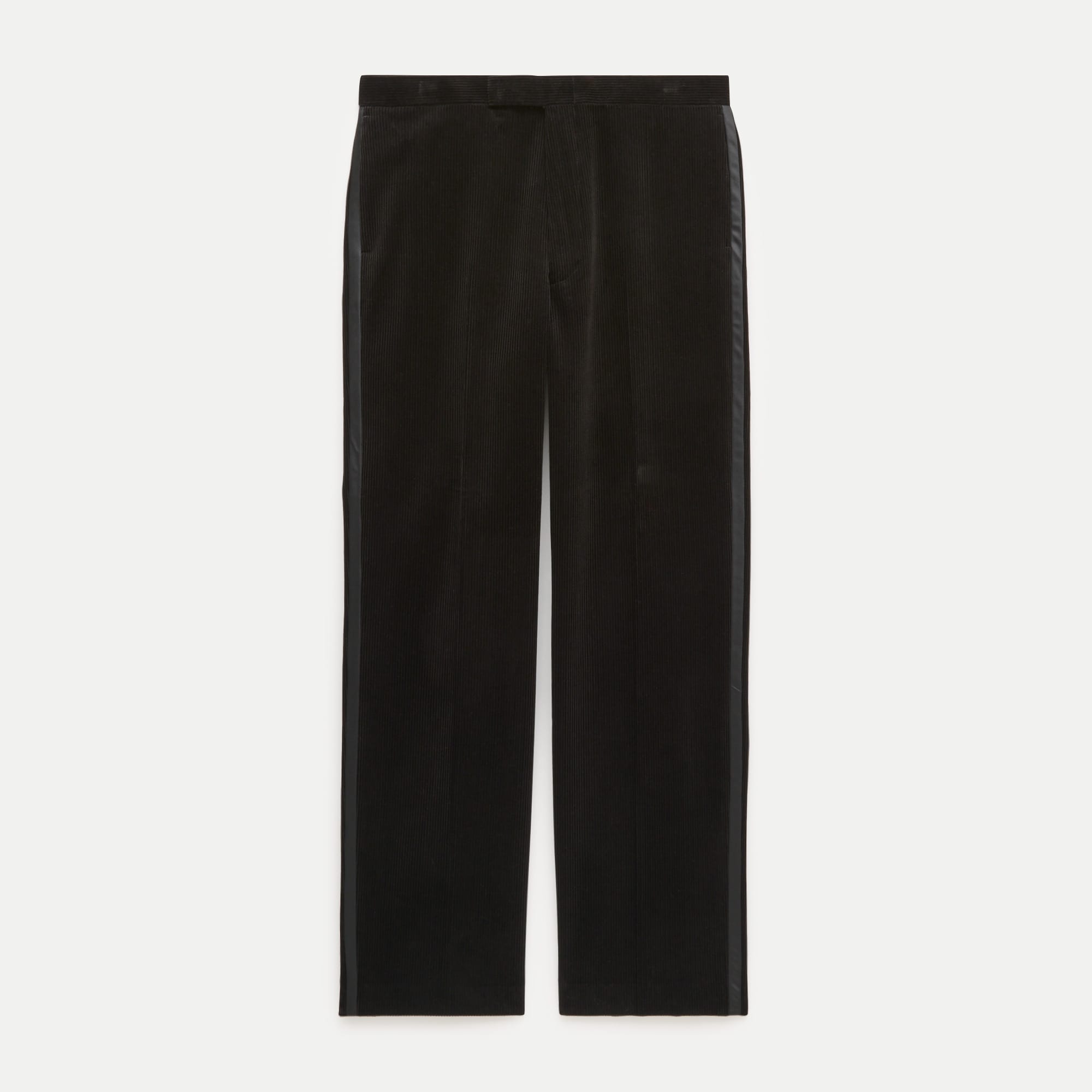 Relaxed-fit tuxedo pant in Italian cotton corduroy